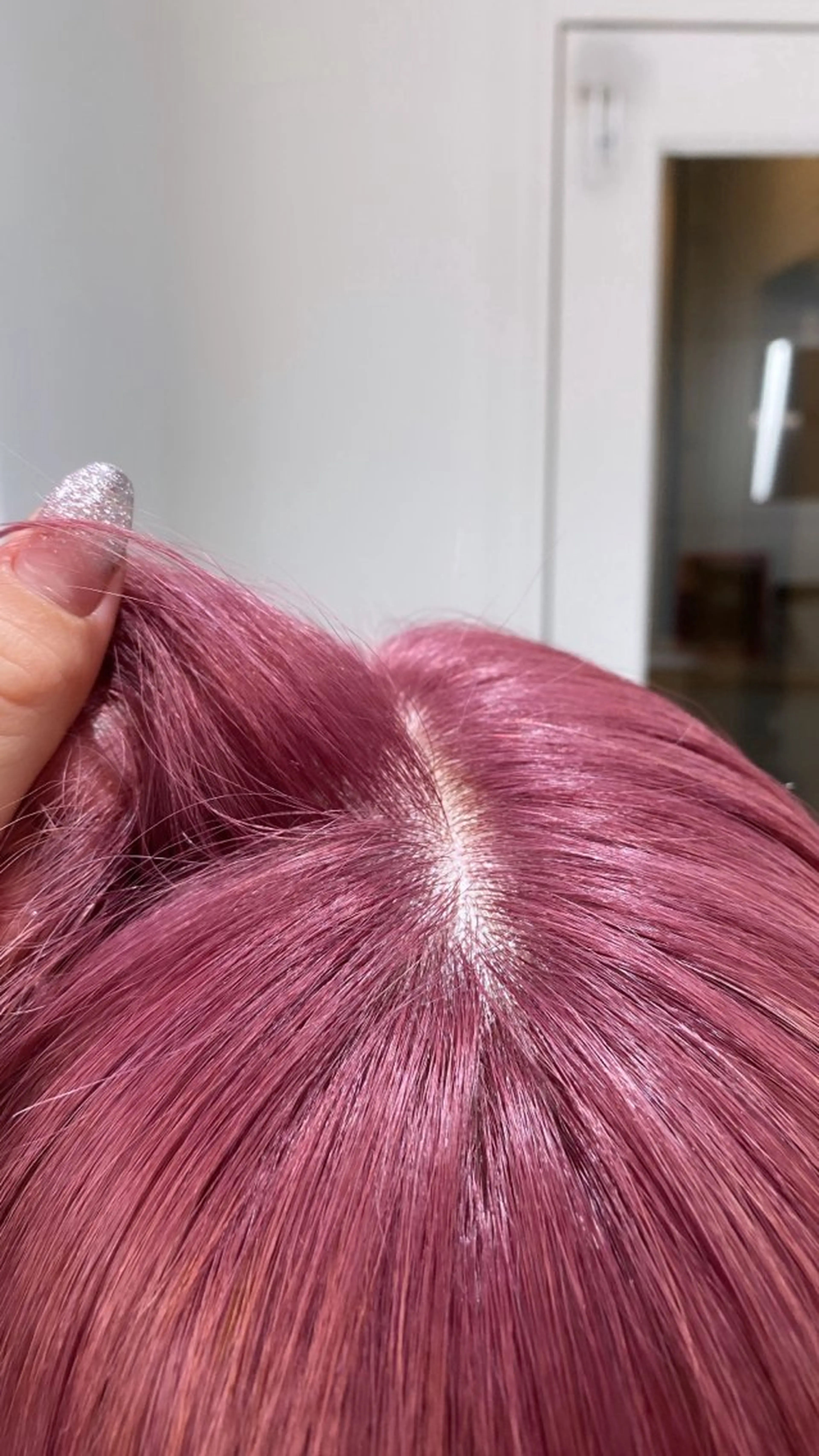 ミディアム カラー ベージュカラー ダブルカラー ハイトーンカラー ピンクカラー カットモデル様無料 💎saaya💎のヘアスタイル