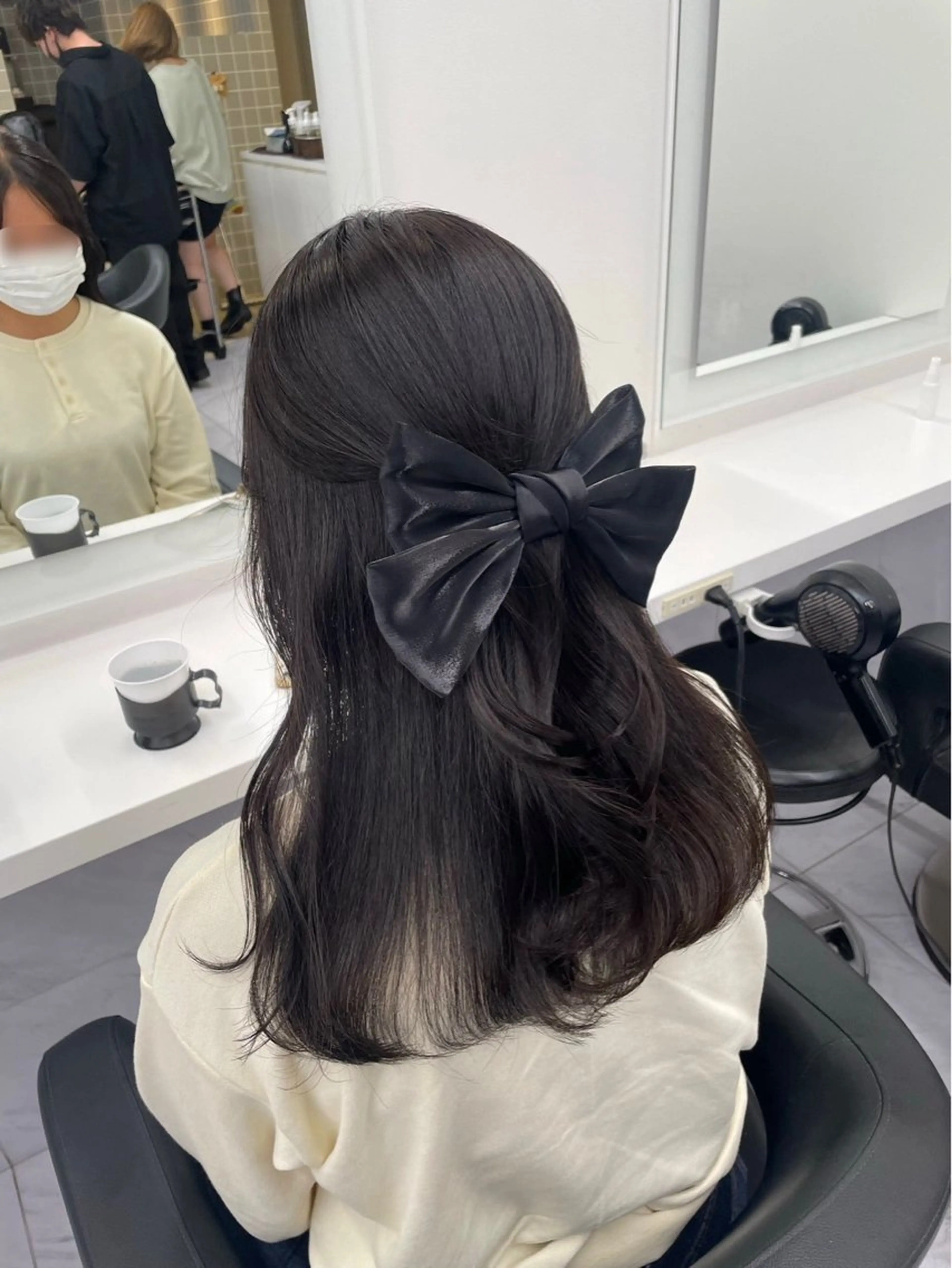 ロング カラー ヘアアレンジ カット 韓国ヘア/赤み消し /大人透明感🫧のヘアスタイル