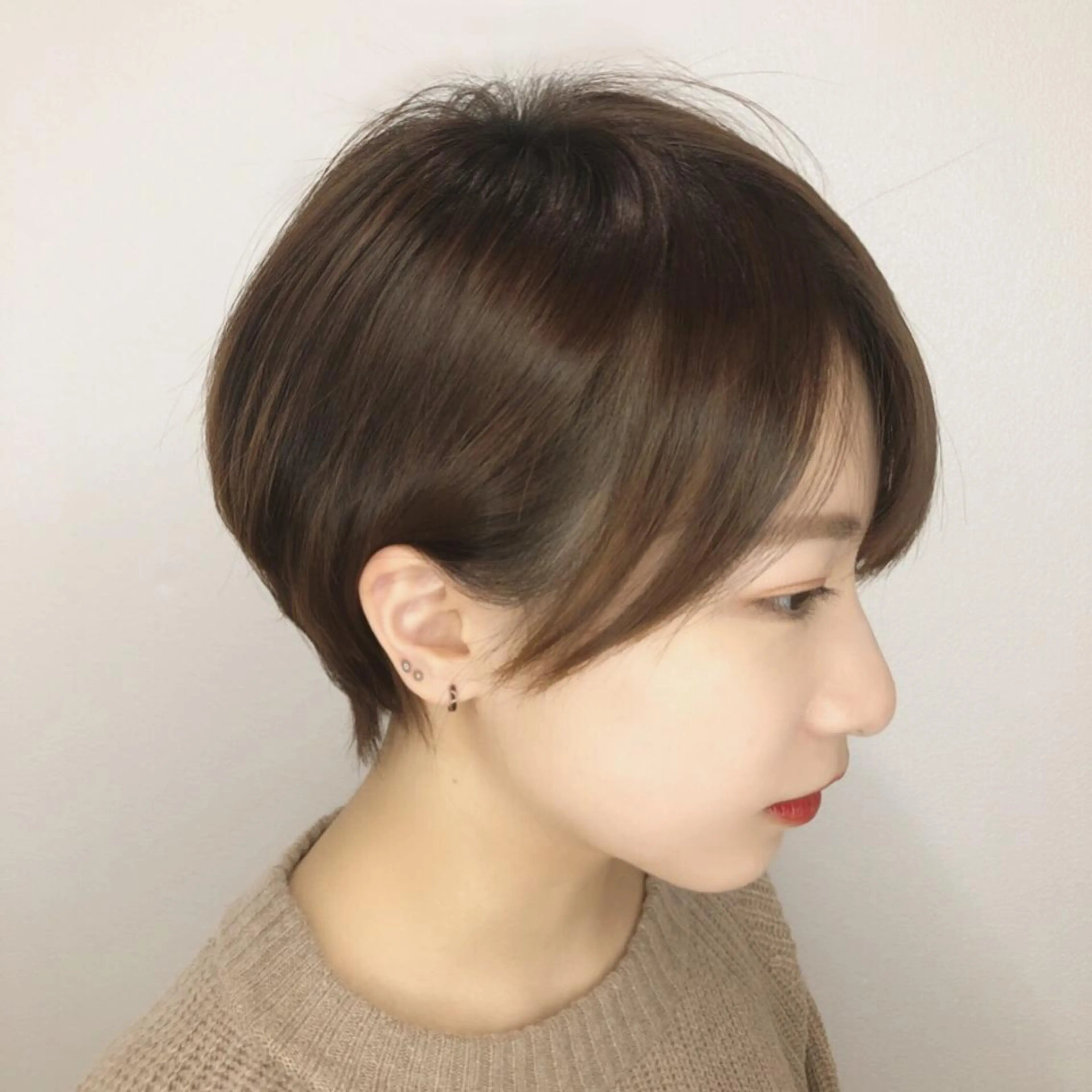 ショート カラー ショートボブ ハンサムショート ボブ ショートヘア 小顔カット ヘアカラー トリートメント ヘッドスパ 上田 篤史のヘアスタイル