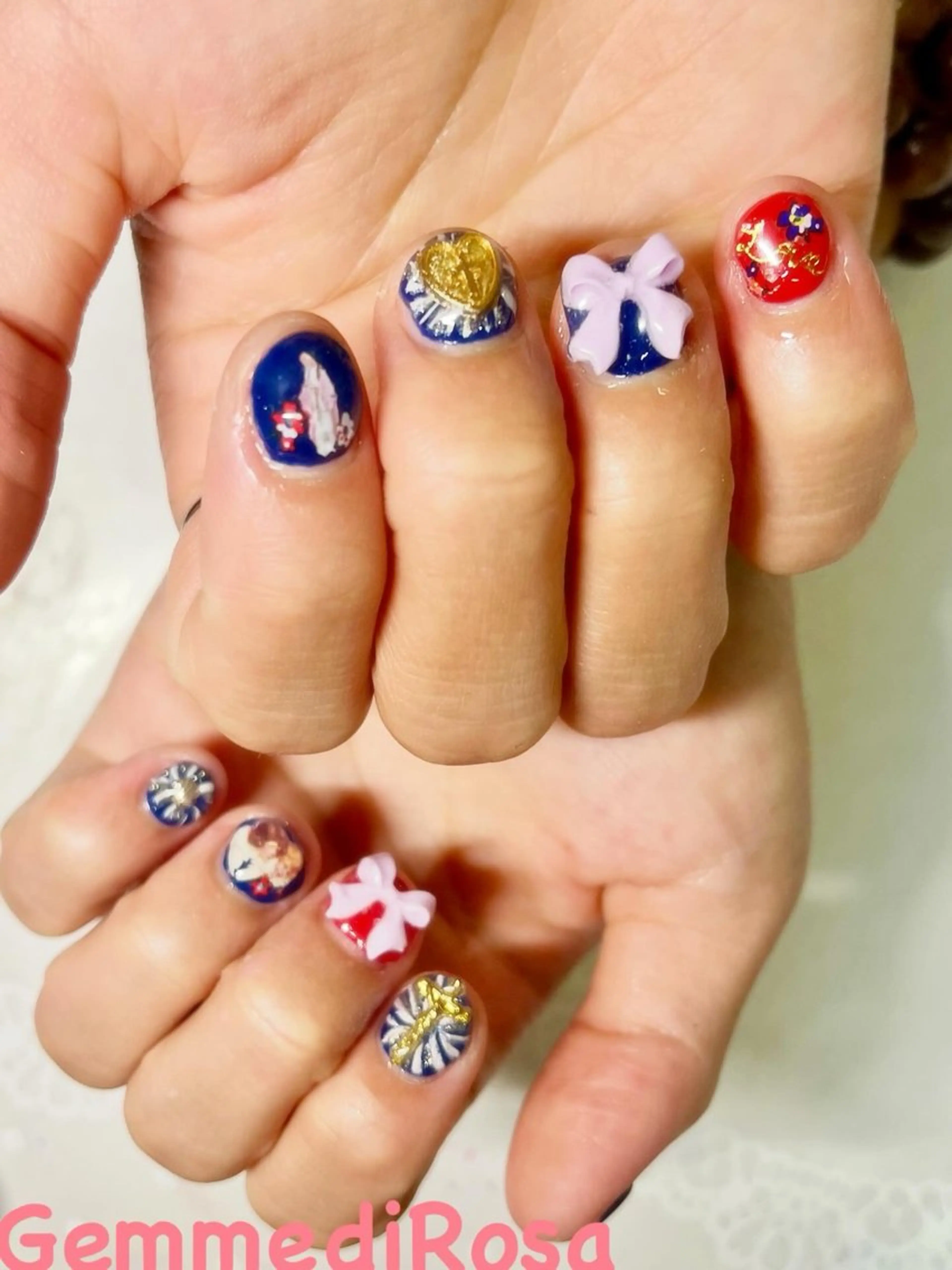 ネイル 新宿ネイルサロン ジェミディローサのネイルデザイン