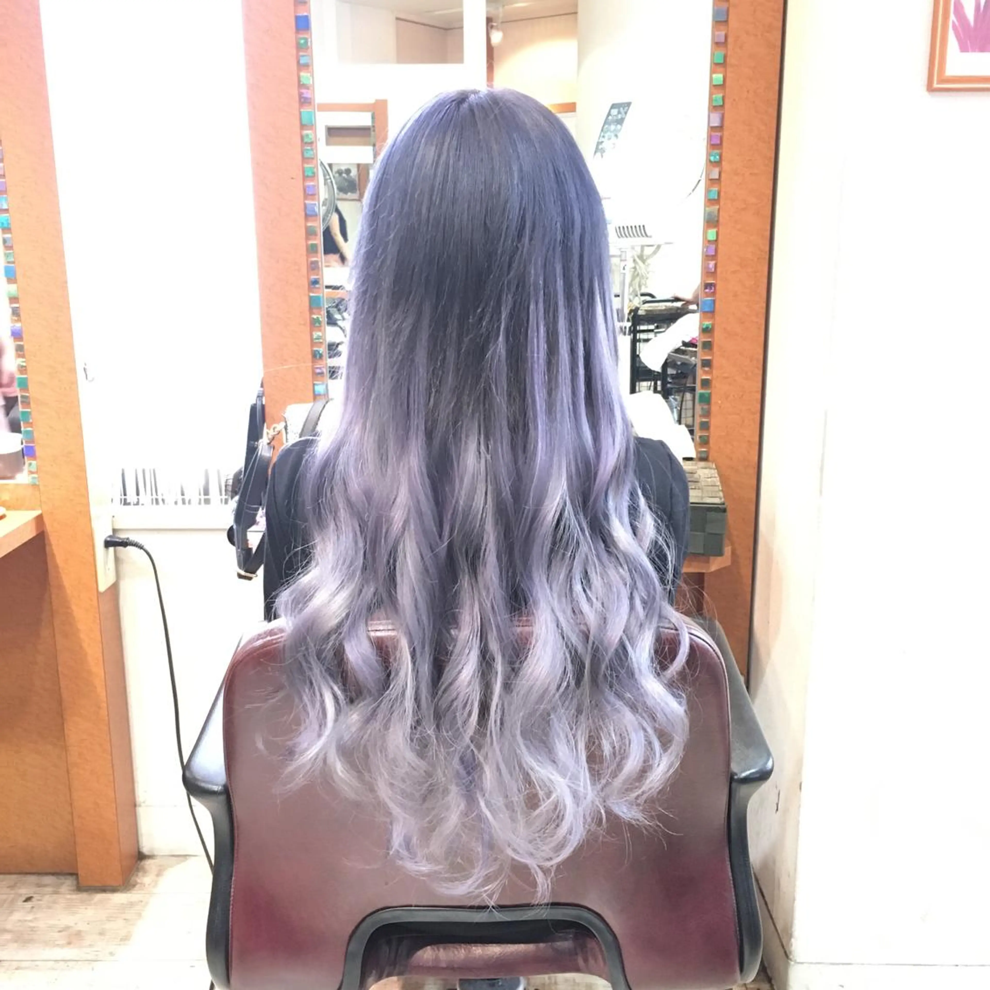 ロング カラー シールエクステ ダブルカラー エクステ リピート指名no.1 /ruiのヘアスタイル