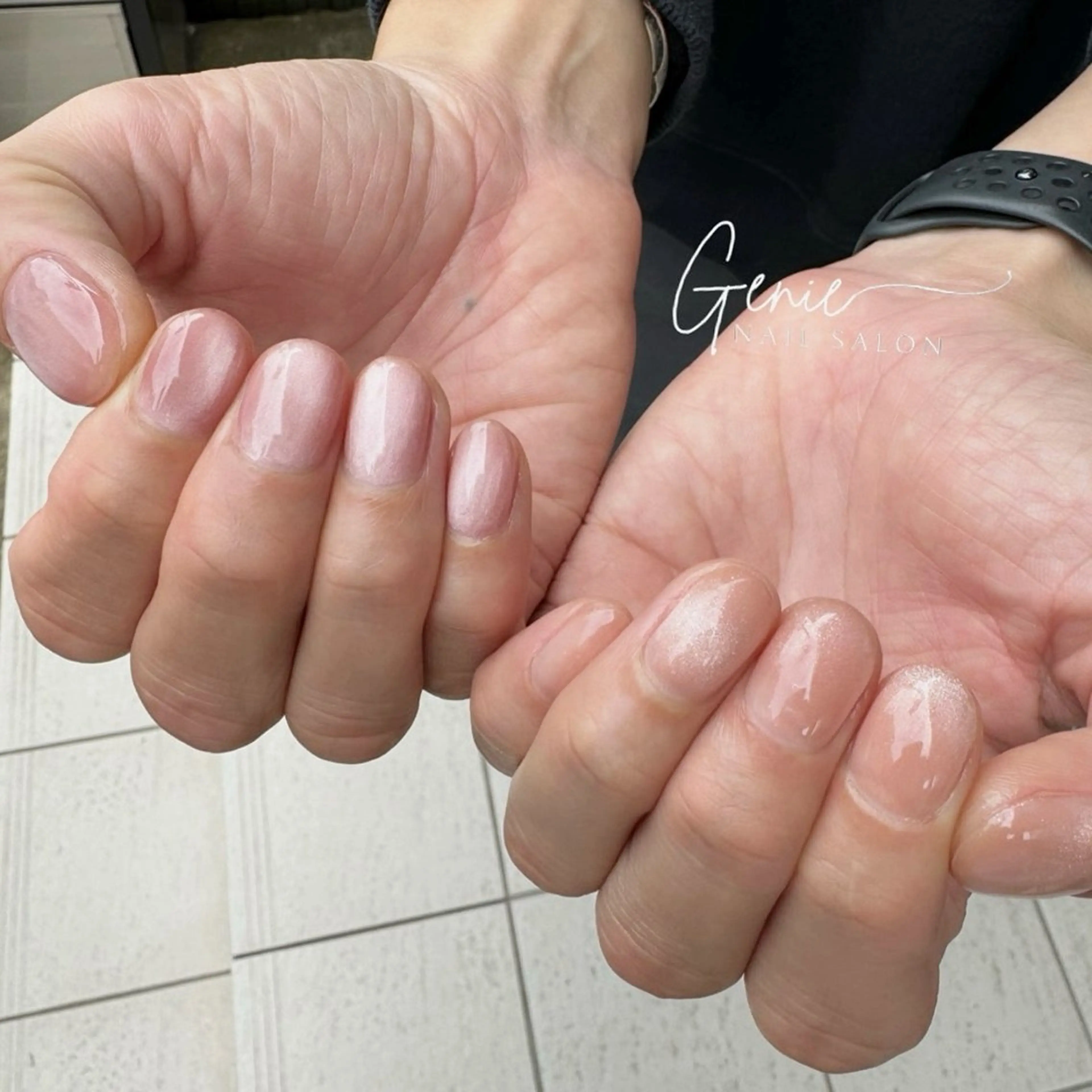 メンズ ネイル マグネットネイル ハンドネイル Nail salon Genieのネイルデザイン