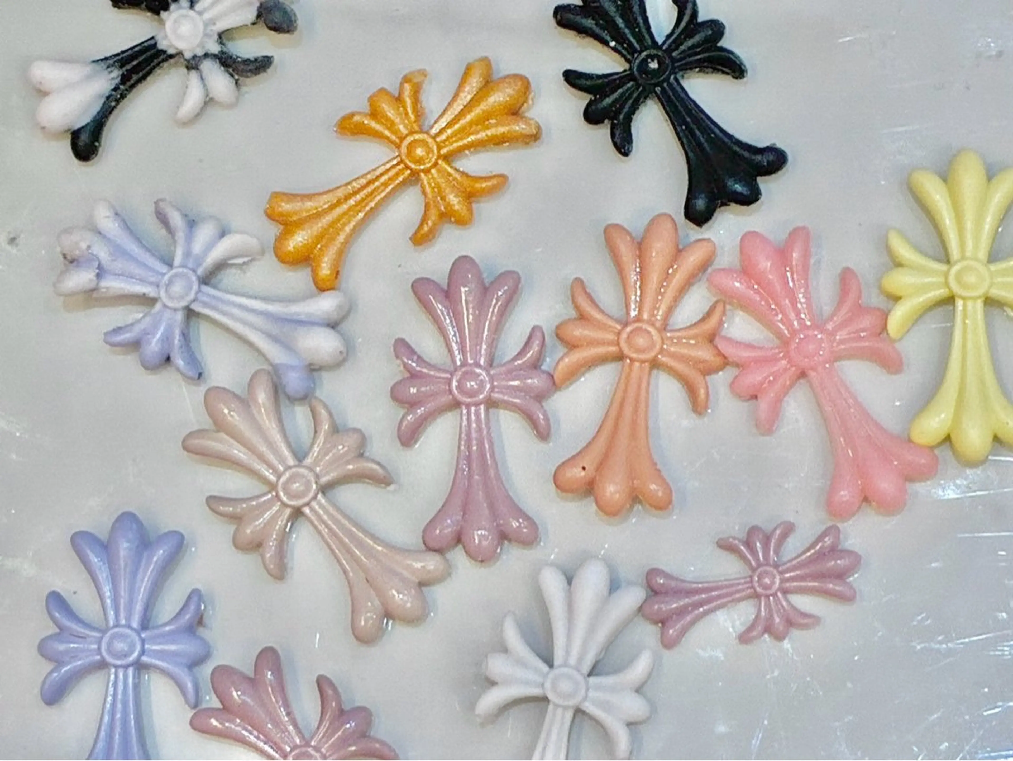 【ジェルオフ込】クロムパーツ*ワンカラー※4本迄の写真