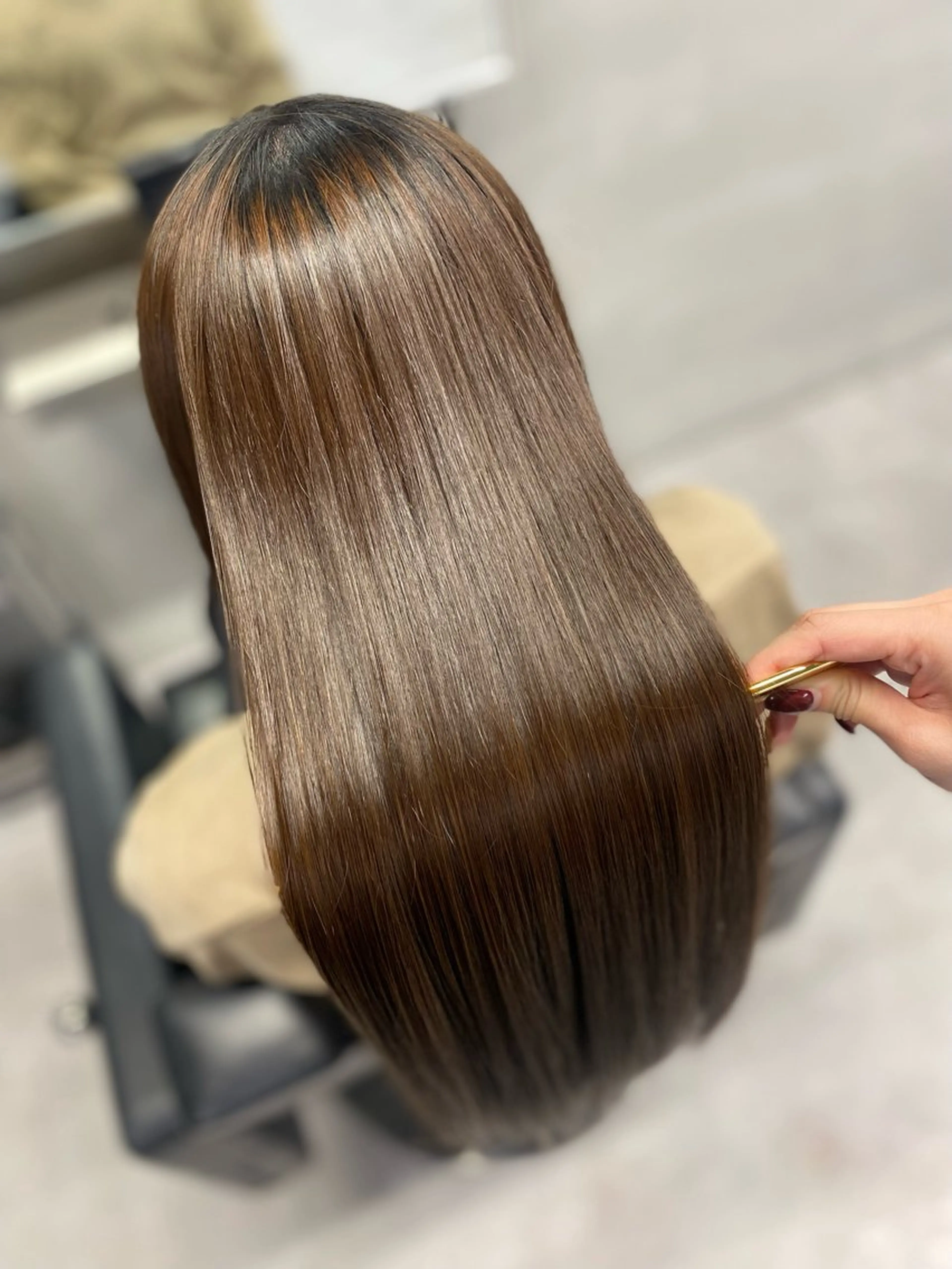 ロング トリートメント 艶髪/縮毛矯正 🫧辻野海羽のヘアスタイル