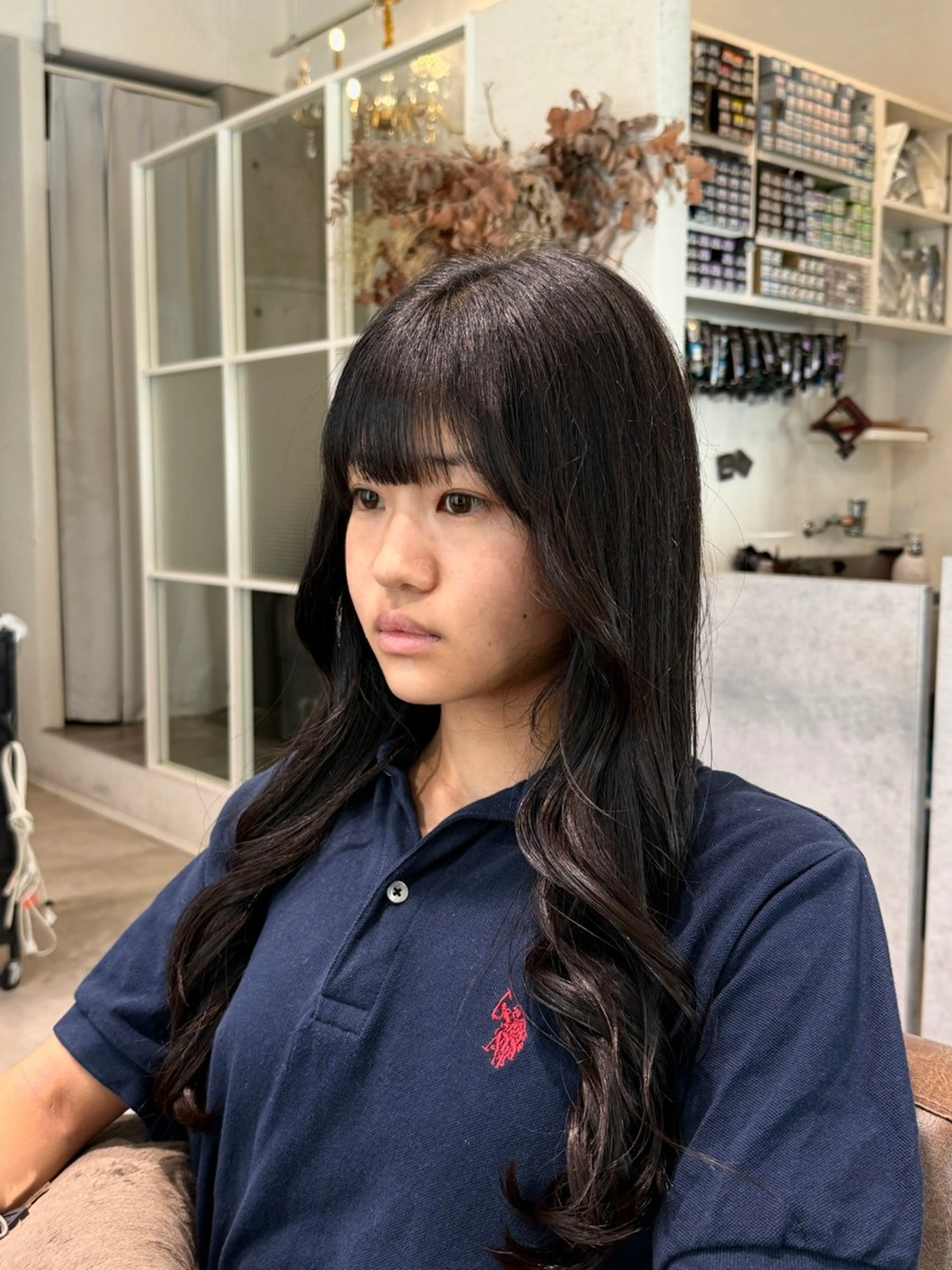 ロング カット トリートメント 木村 心海☆明石のヘアスタイル