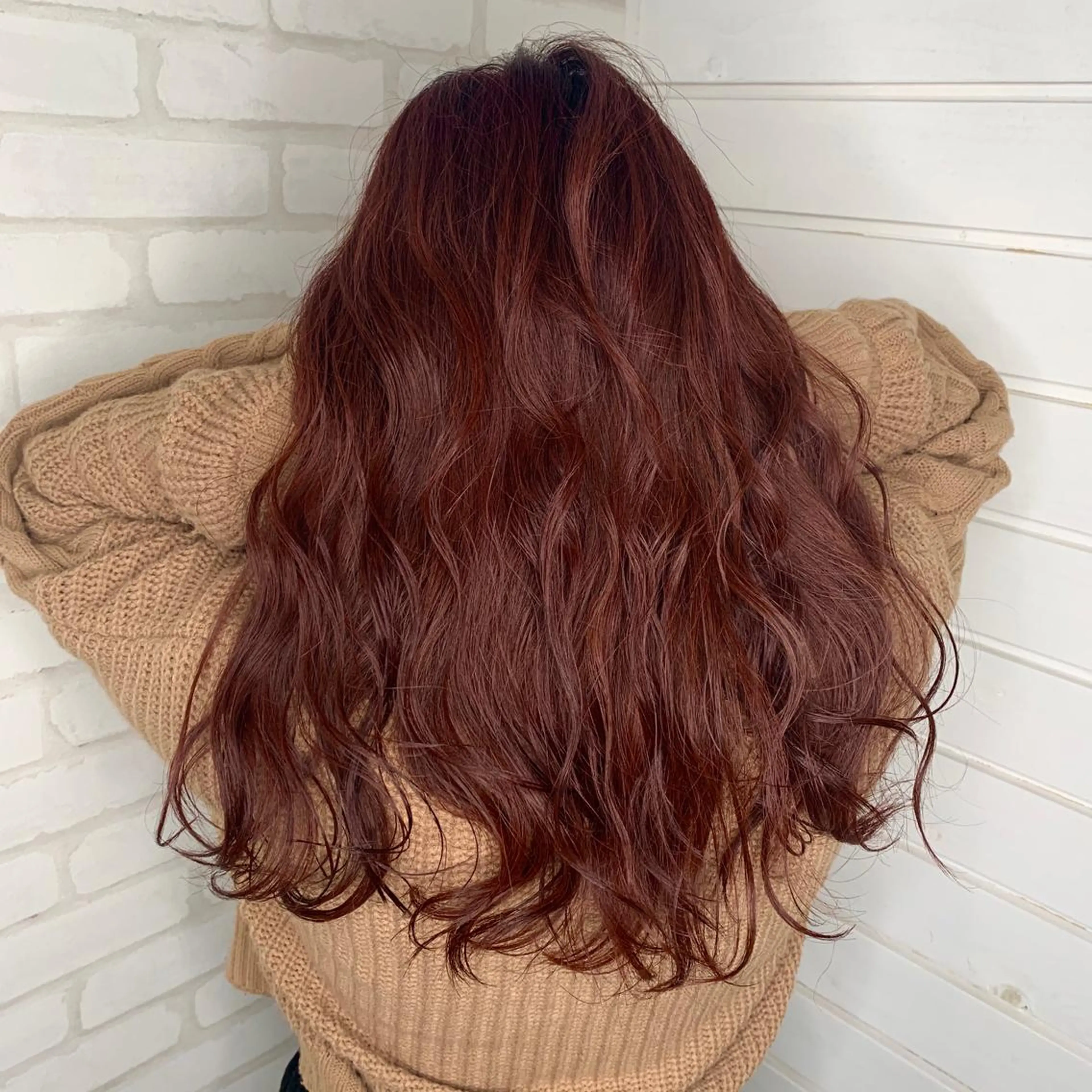 ロング NENE🌿ブリーチ 無しダブルカラーのヘアスタイル