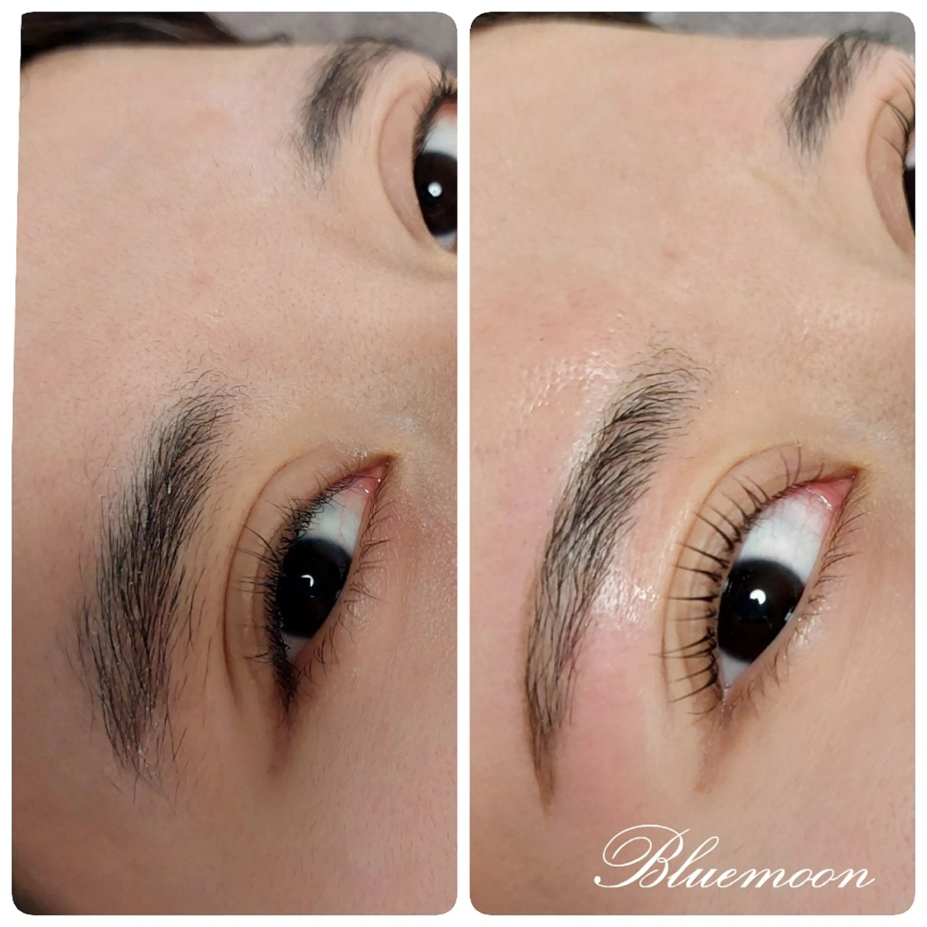 アイブロウ 眉毛ワックス脱毛 Blue moonのマツエク・マツパデザイン