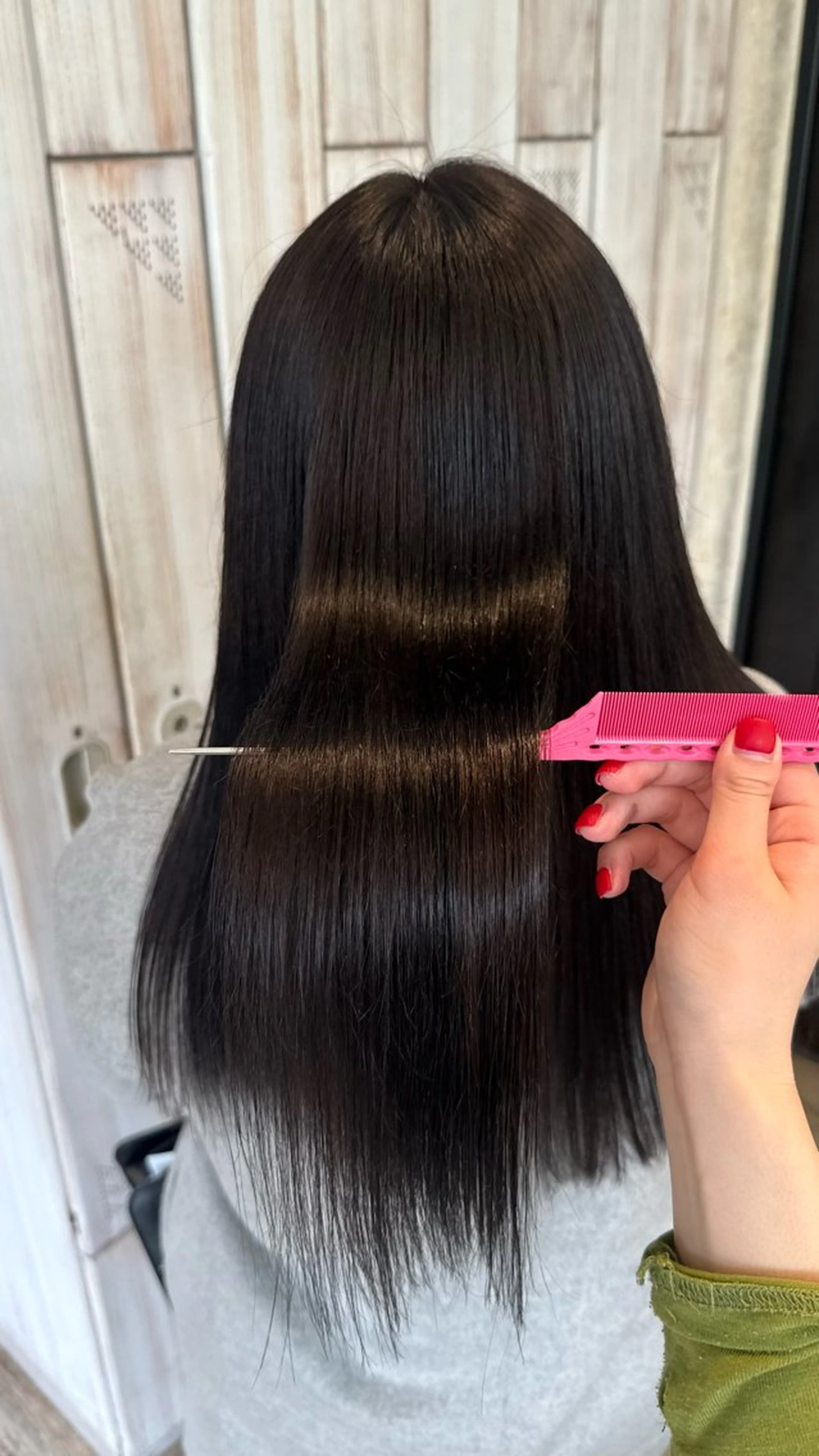 ロング 髪質改善 カット ヘアカラー トリートメント 福田花音/スタイリ スト兼任アイリストのヘアスタイル