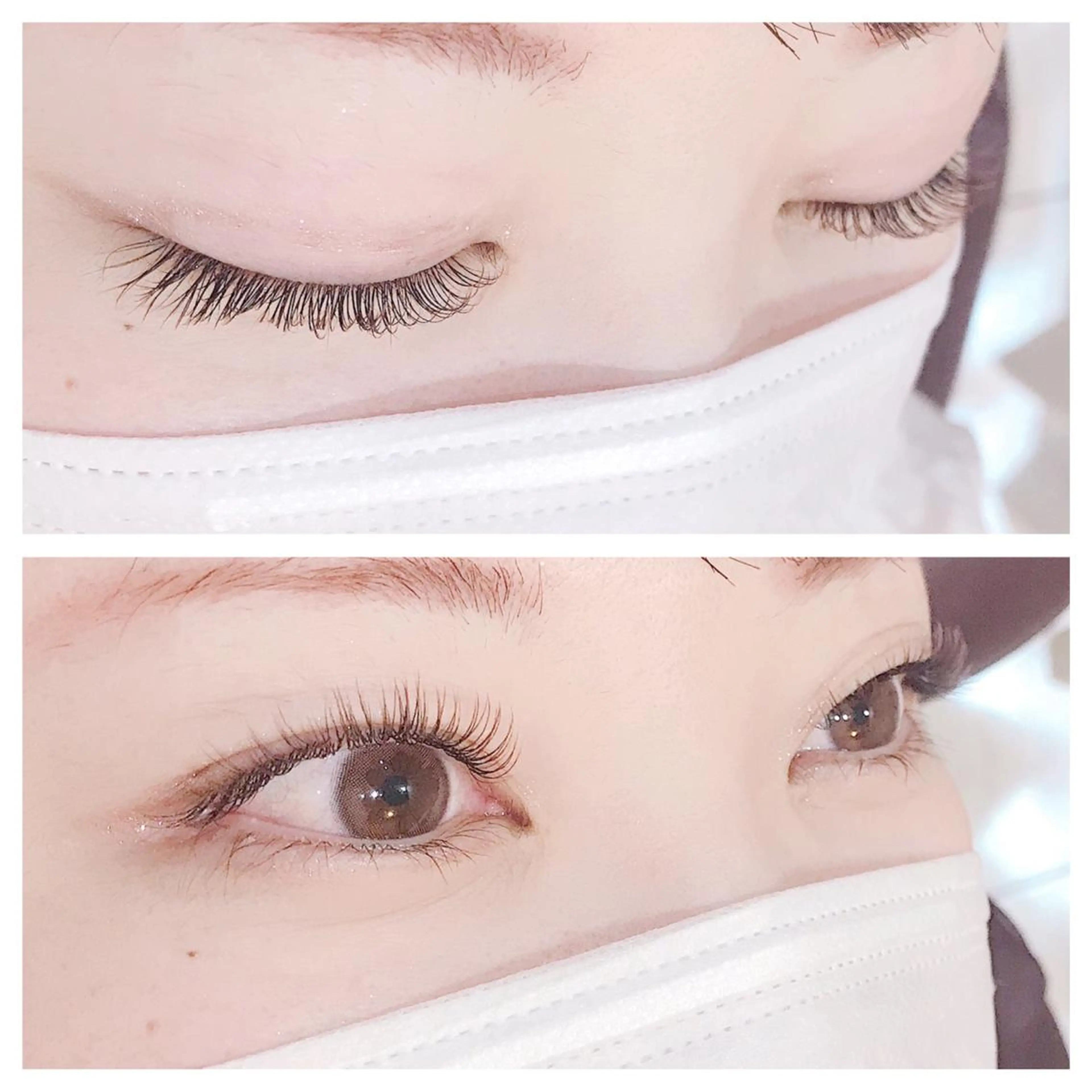 マツエク・マツパ カラーマツエク フラットラッシュ ルクール巻店 坂大 莉乃のマツエク・マツパデザイン