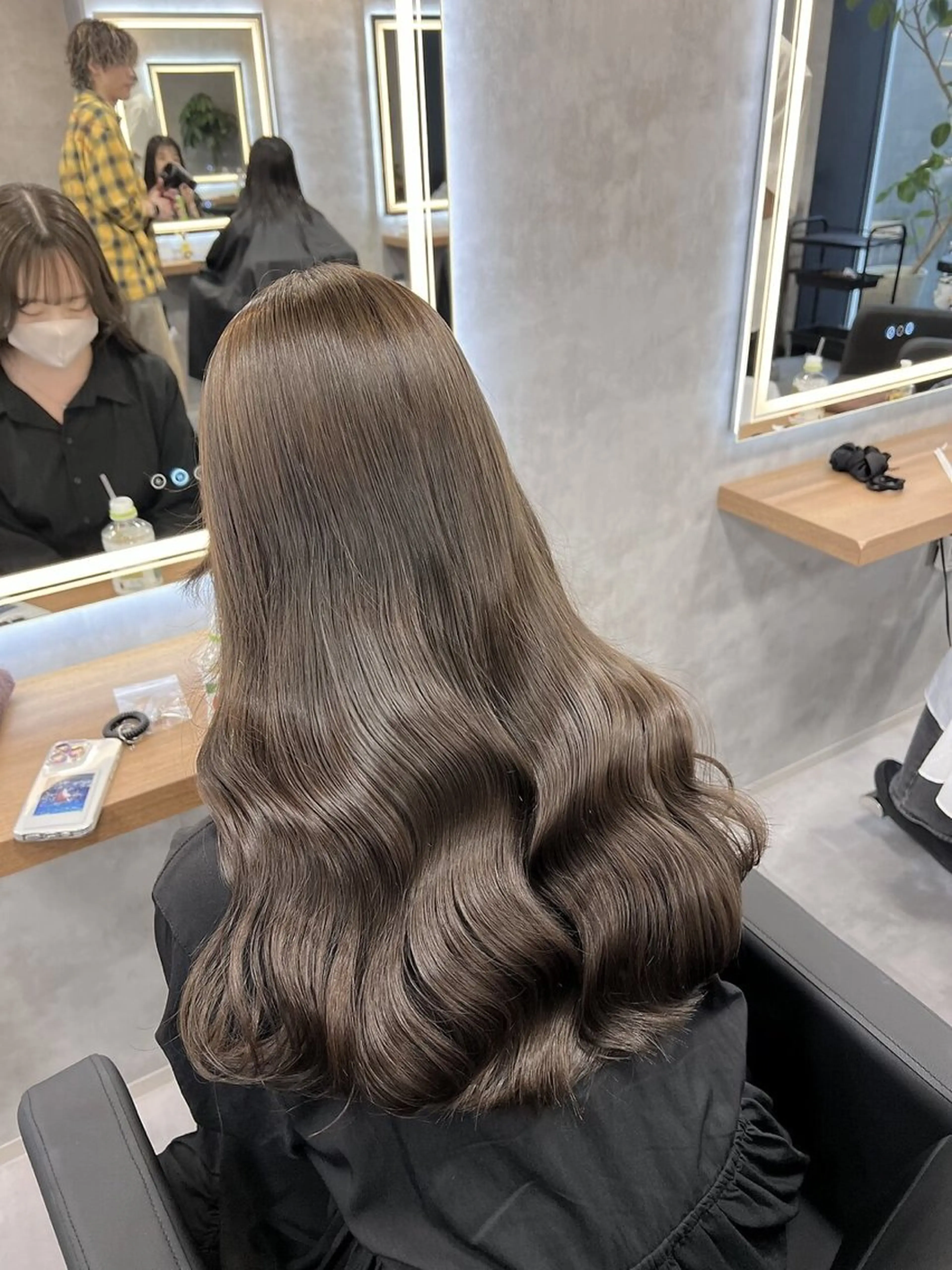 セミロング ヘアカラー 🇰🇷韓国ヘア特化 ヒロキ🇰🇷のヘアスタイル