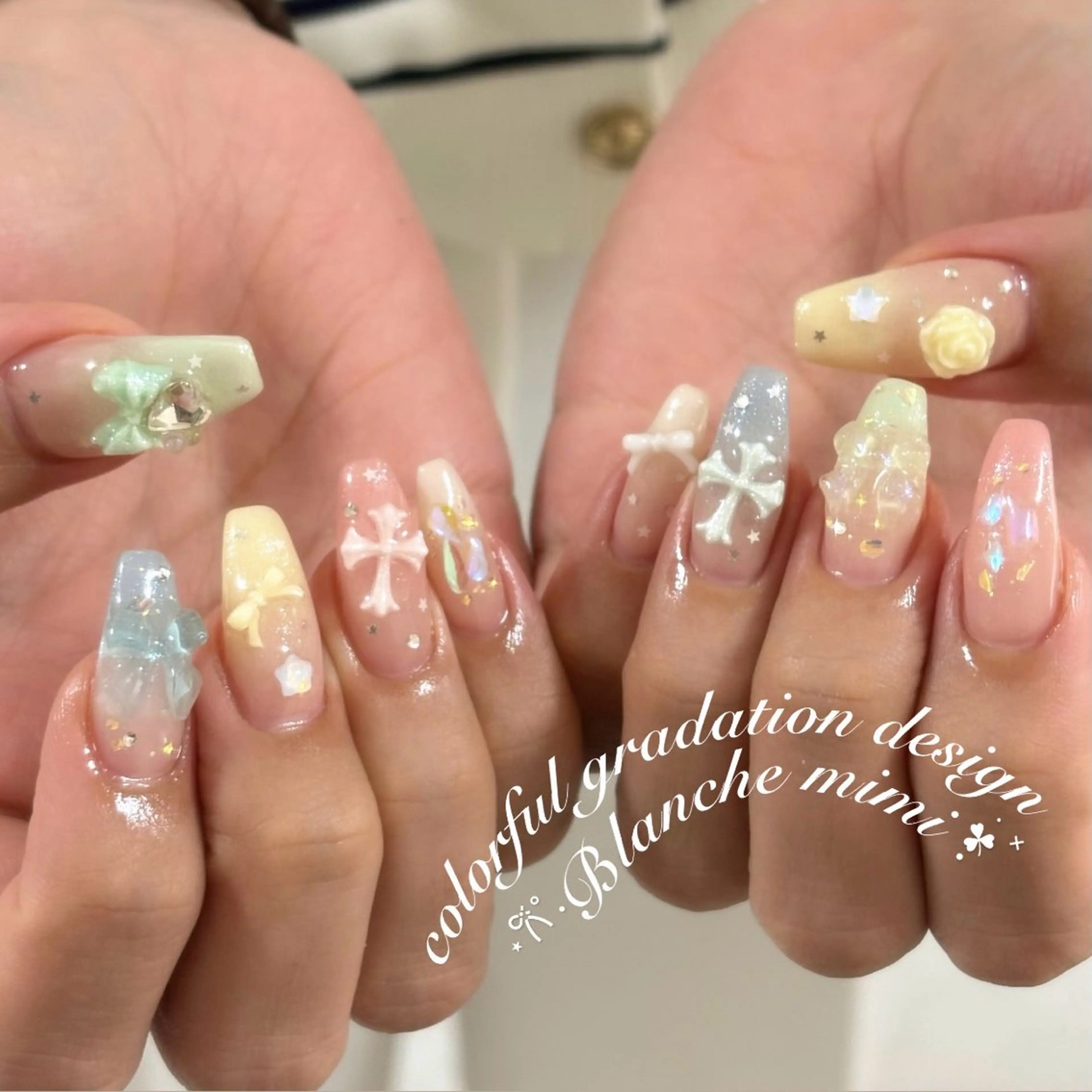 ネイル ハンドネイル Blanche mimi.u_aのネイルデザイン