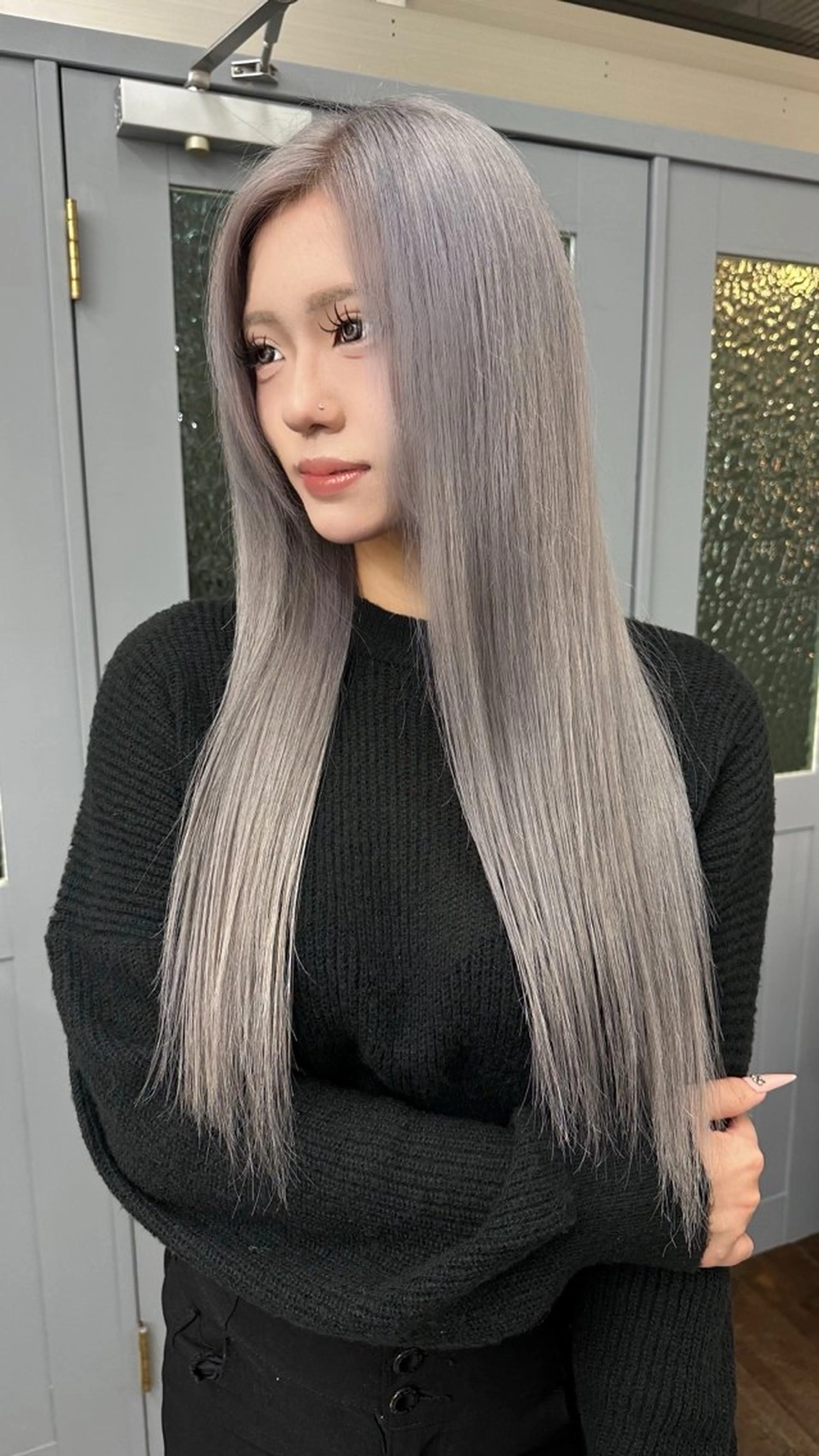 カラー ブリーチ ハイトーンカラー ヘアカラー 名古屋栄/ 複雑履歴   リカのヘアスタイル