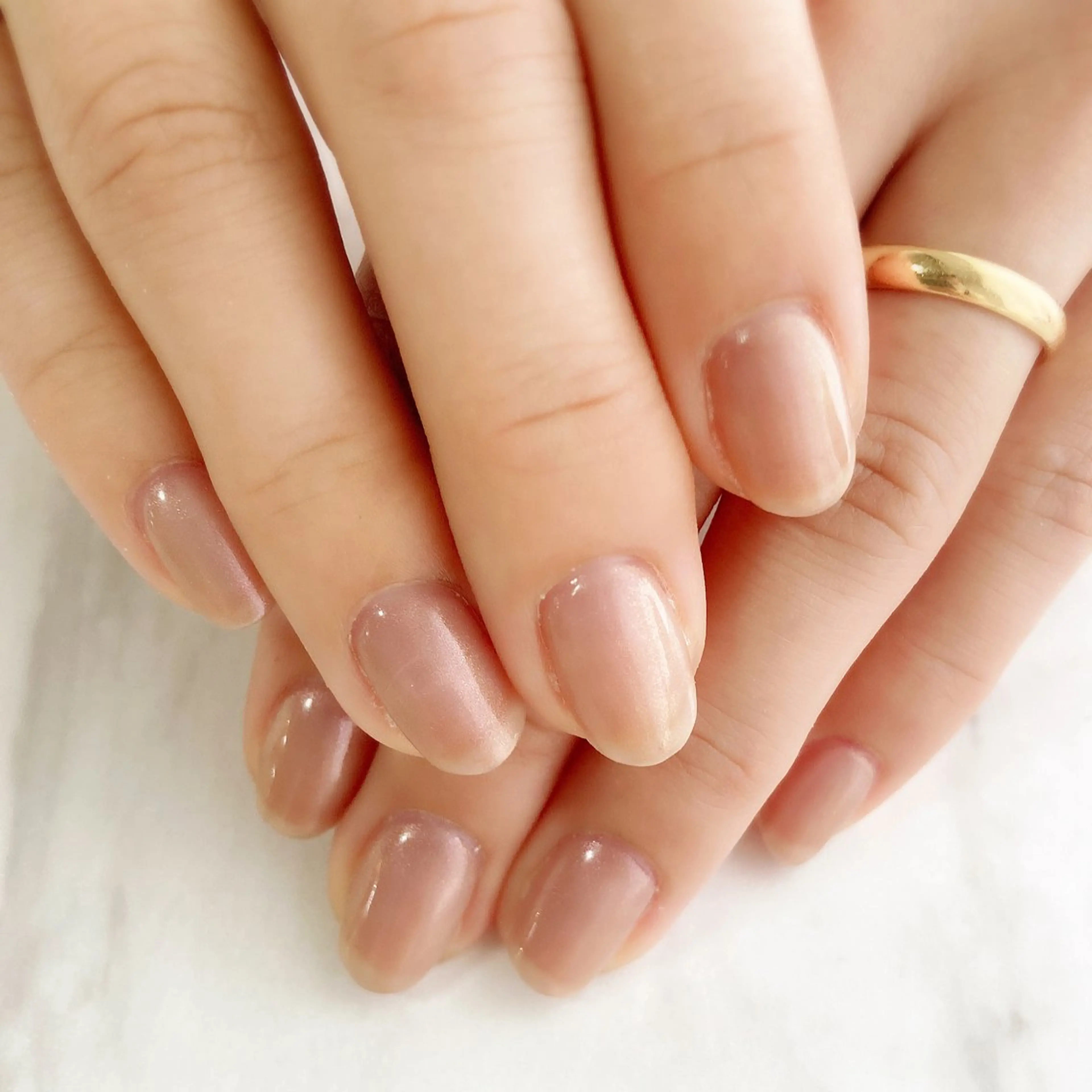 ネイル ラメ(グリッター) ピンク ハンドネイル 藤村 くるみのネイルデザイン