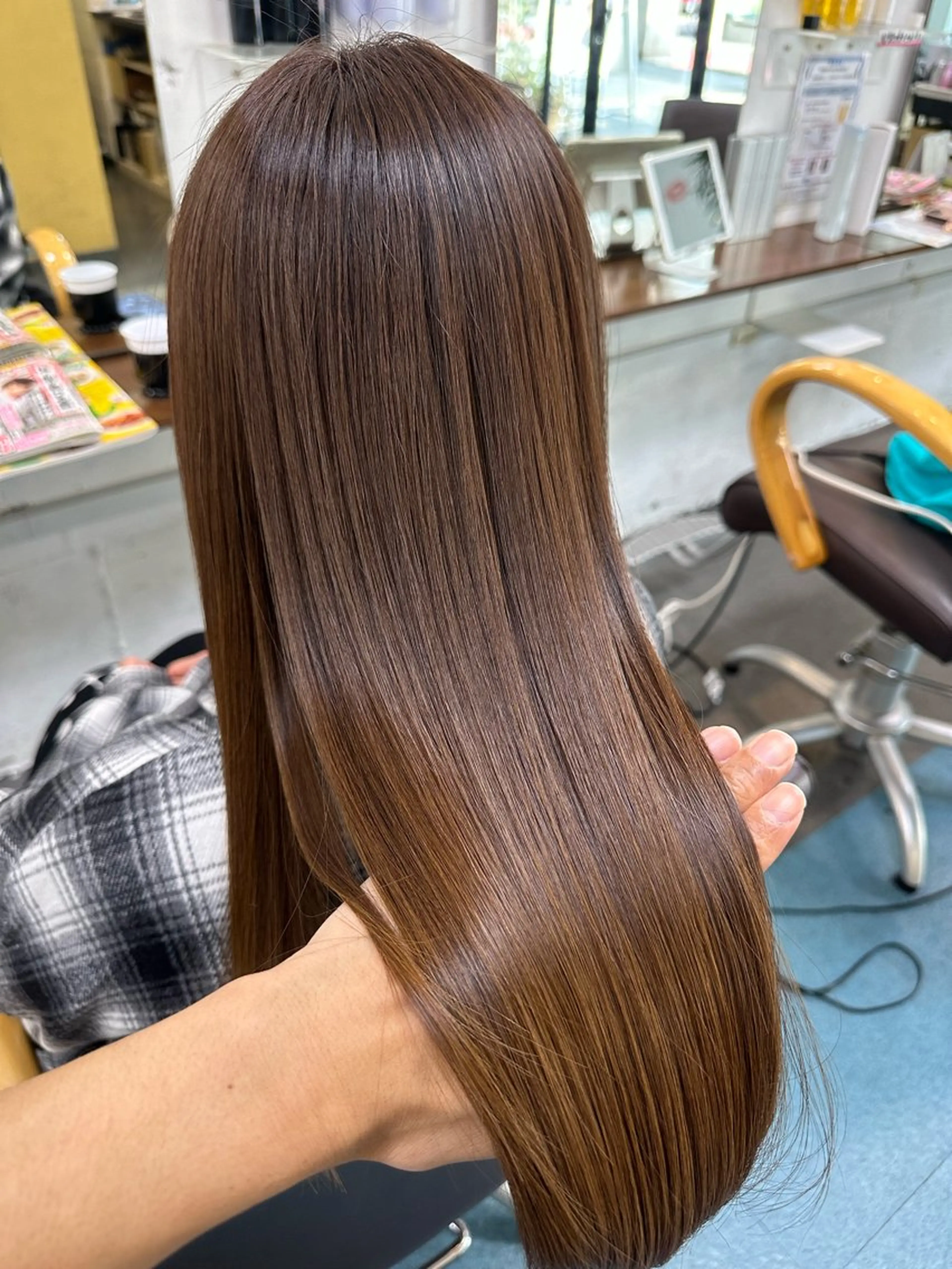 ロング 髪質改善 カット ヘアカラー トリートメント 【髪質改善】に特化 オリーブオイルクラブのヘアスタイル