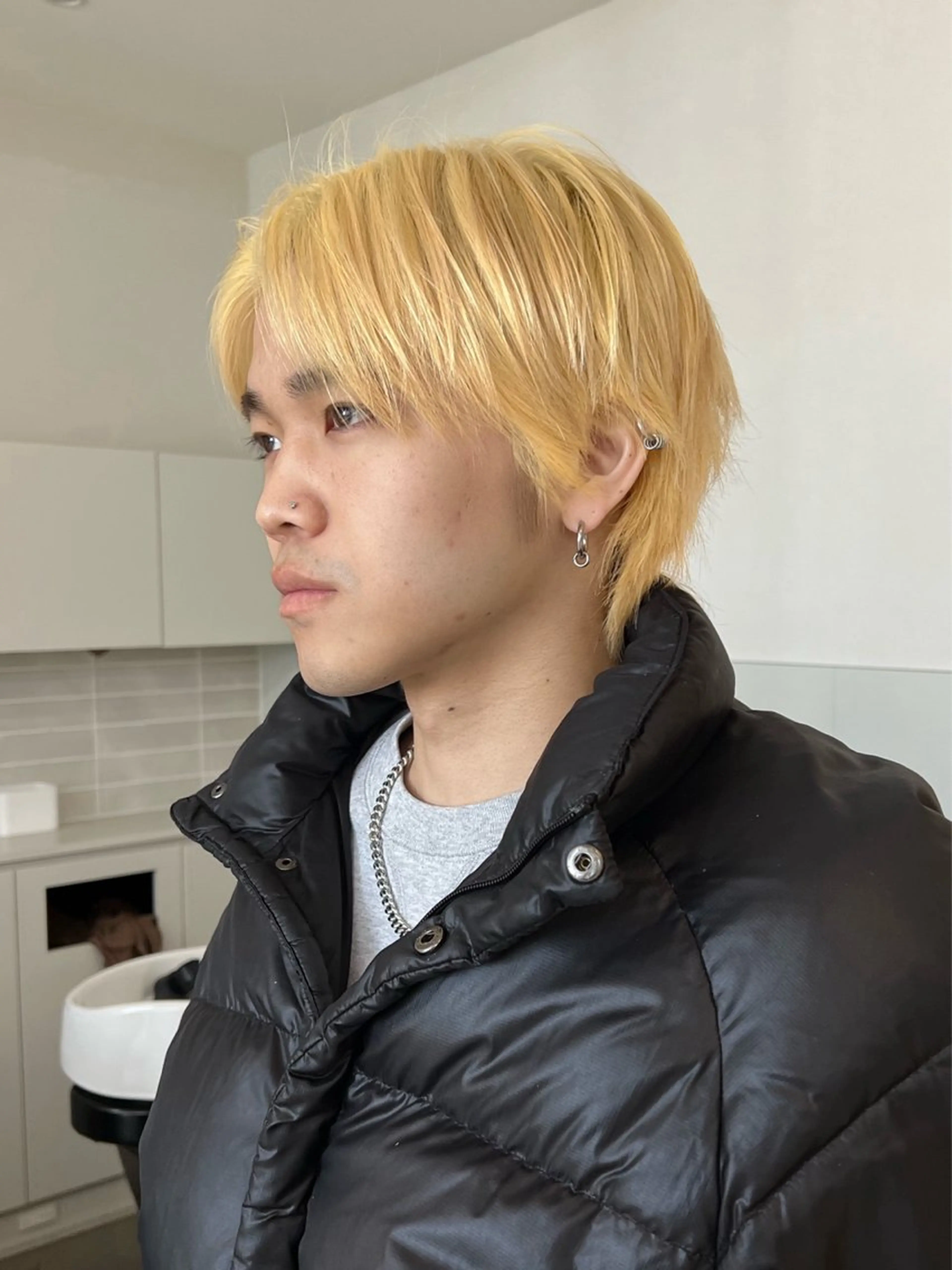 ショート カラー アッシュ アッシュブラウン ブリーチ ブラウンカラー ケアブリーチ ヘアカラー トリートメント ヘアセット レイヤー専門家 ダブルカラー修のヘアスタイル