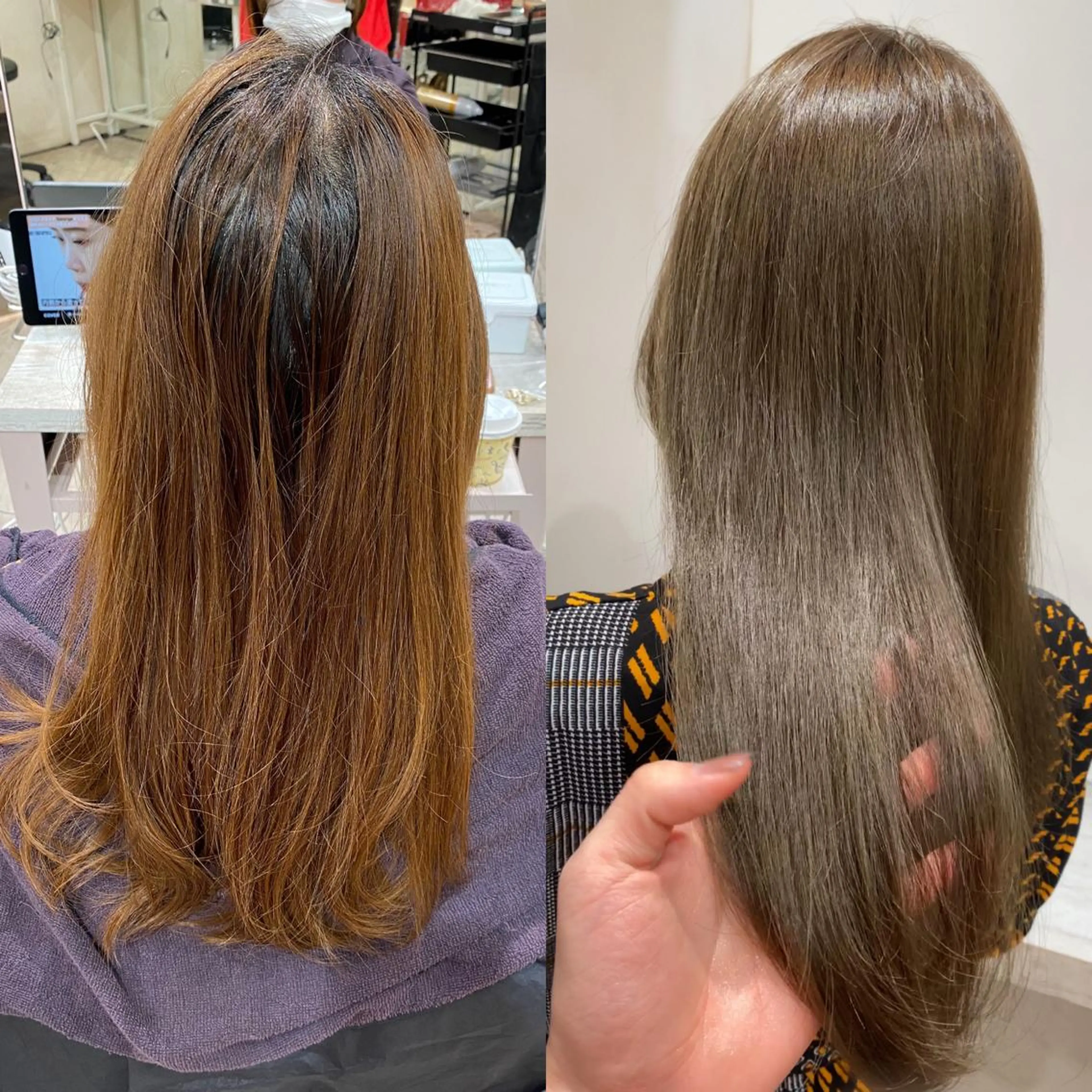 ロング 顔まわりカット🌟 くびれヘア/寺門遥輝のヘアスタイル