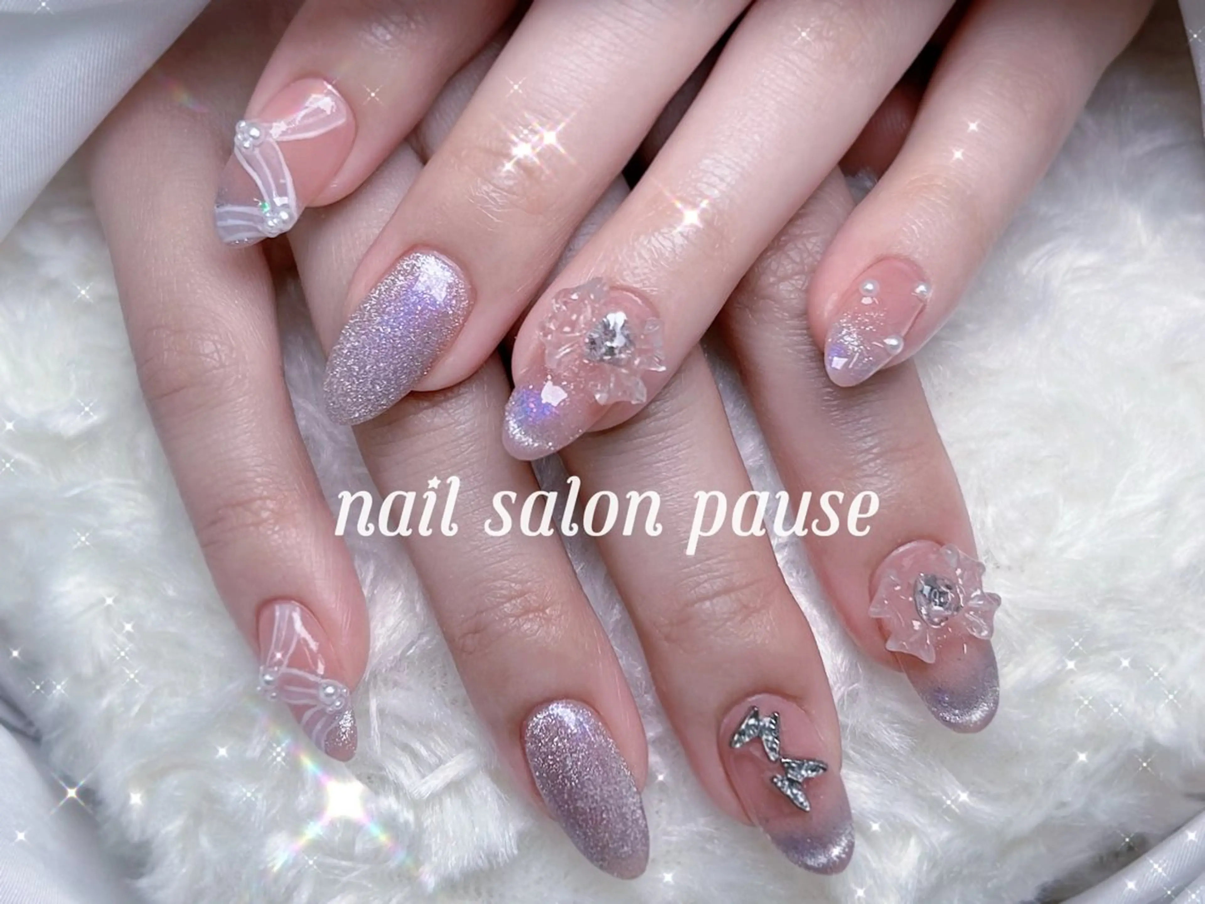 ネイル ハンドネイル ハンドケア nail salon pause✨のネイルデザイン