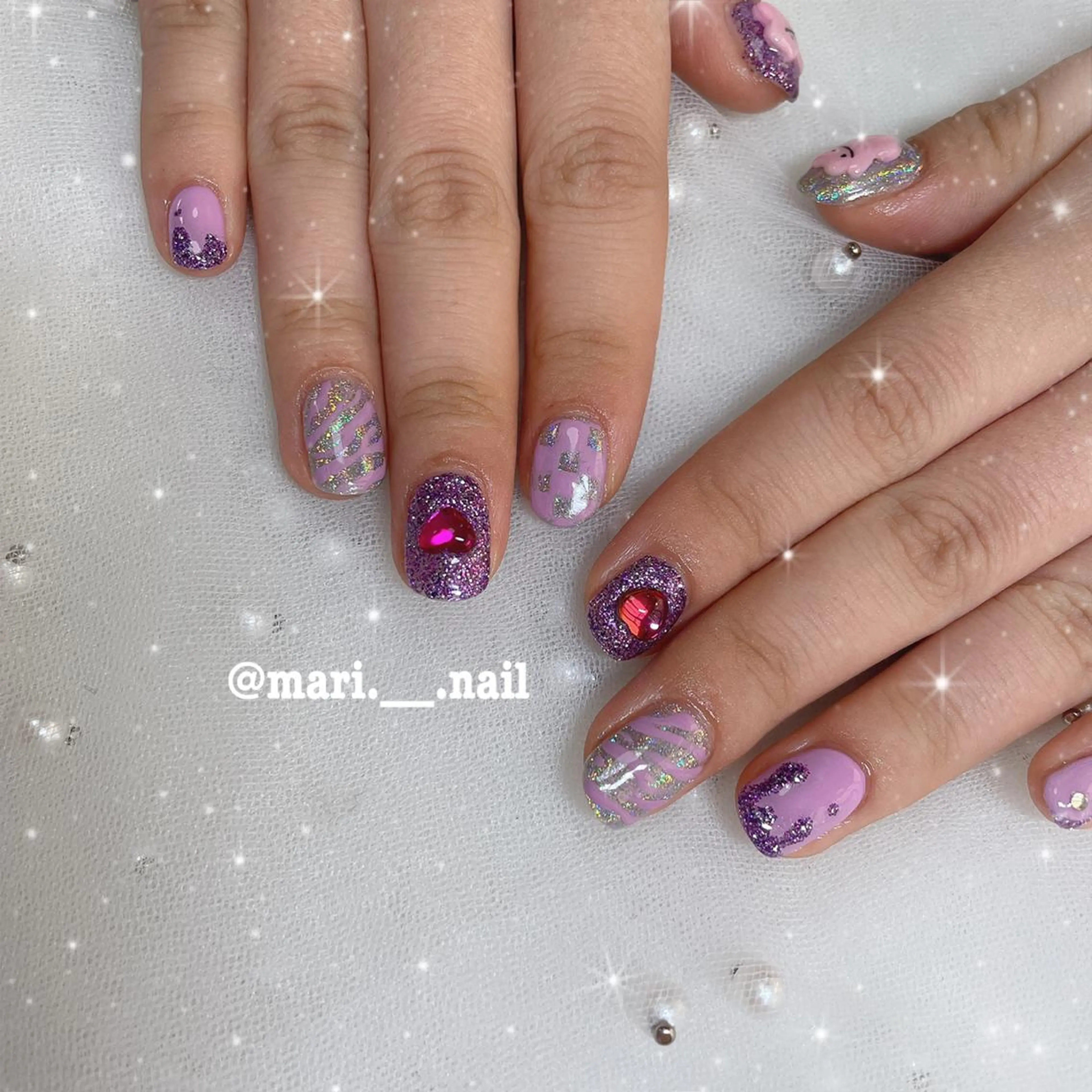 ネイル 🎀 Mayu 🎀痛ネイルのネイルデザイン