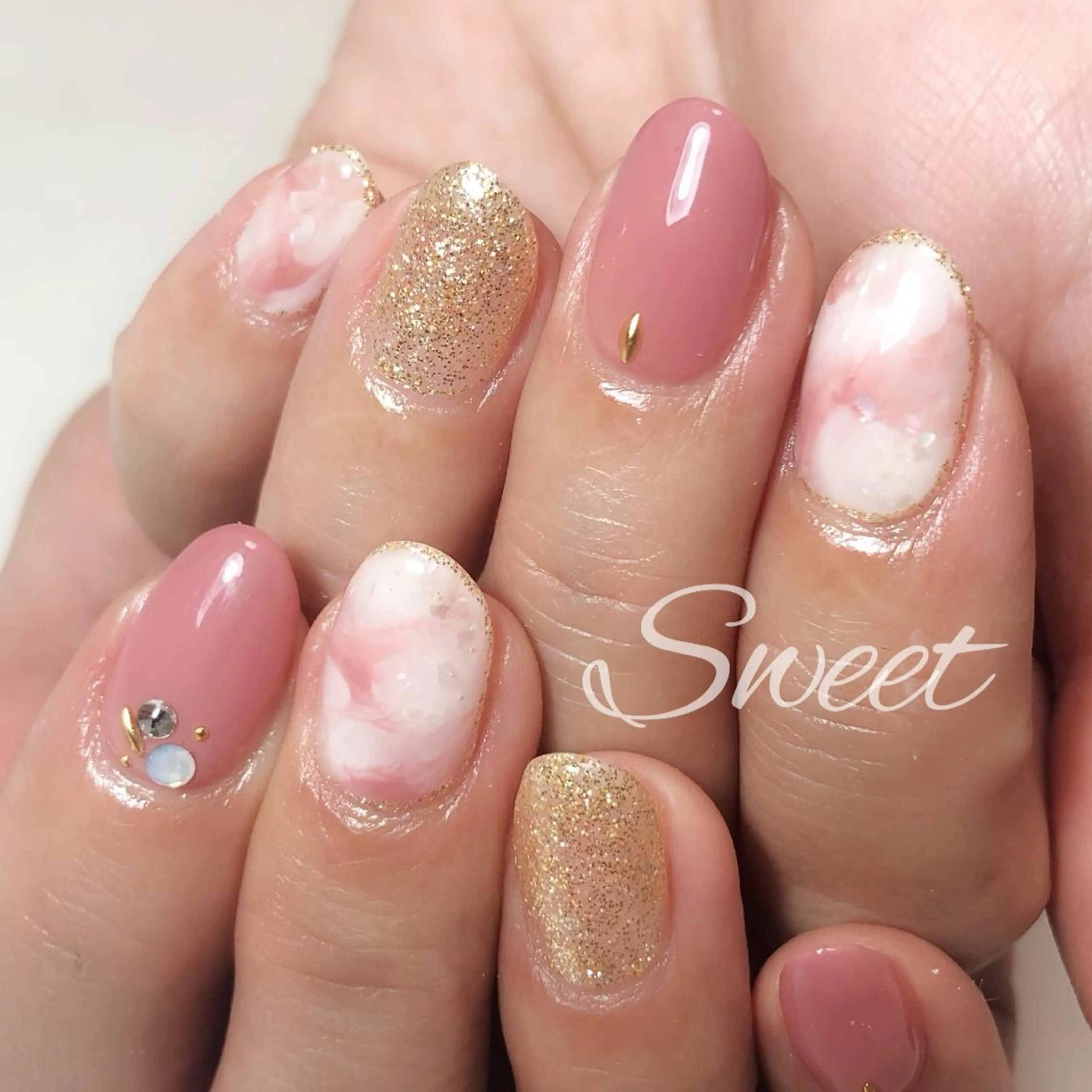 ネイル sweet 仲野陽子のネイルデザイン