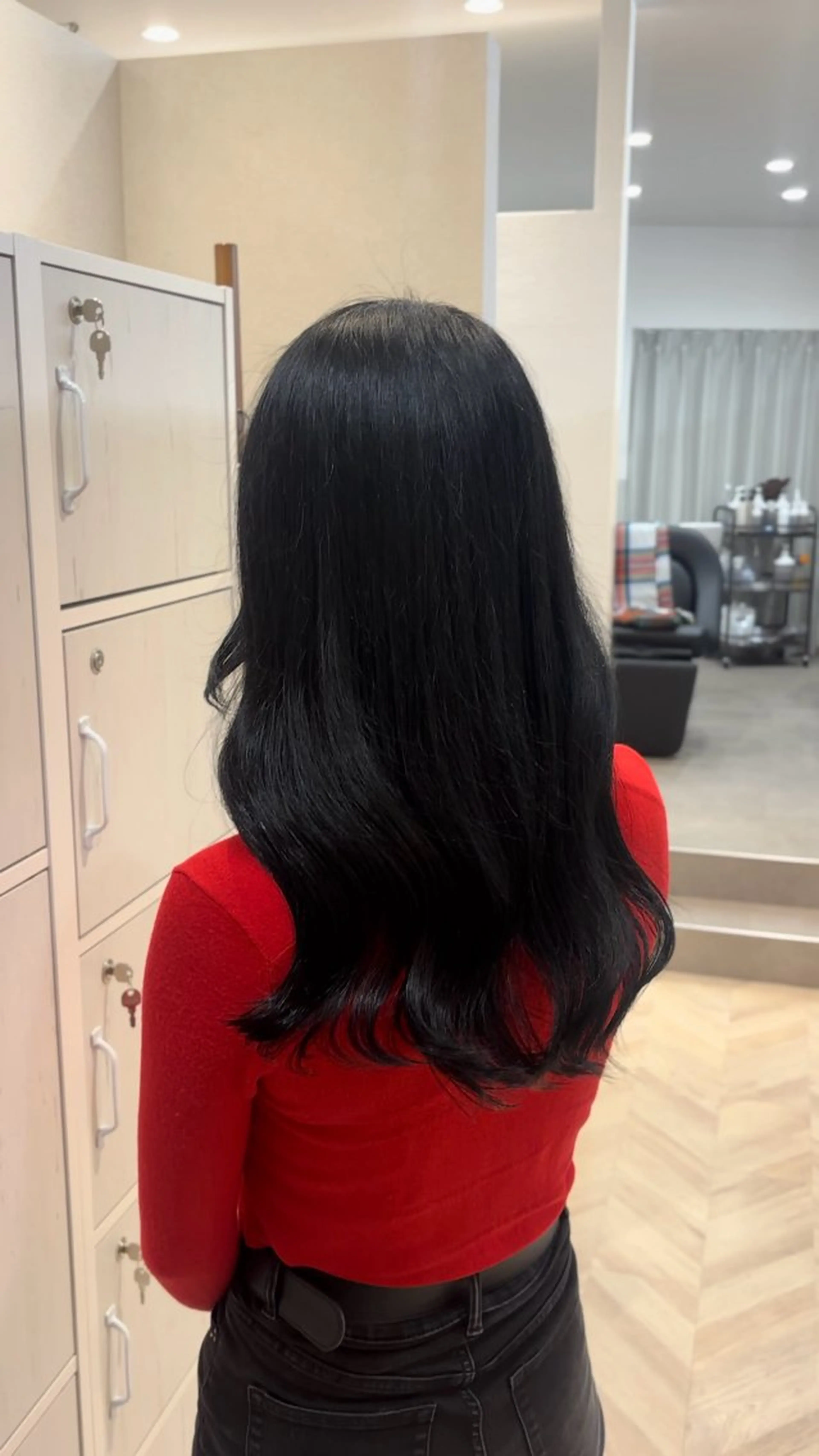 セミロング カラー ケアカラー 髪質改善 カット ヘアカラー トリートメント 名駅/sHiHo/透 明感カラー✨🎀/のヘアスタイル