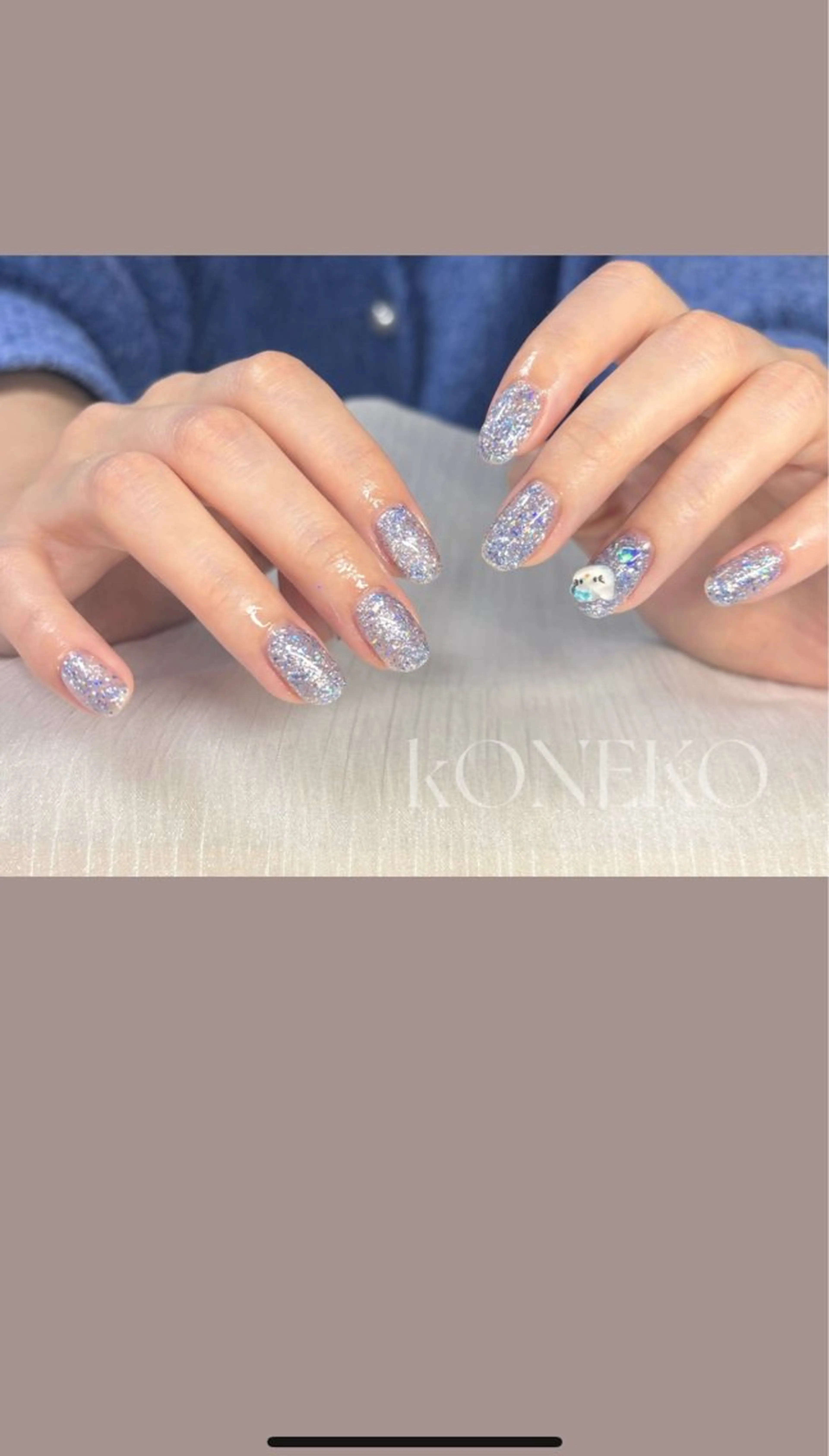 ネイル コネコネイルサロン モデル用のネイルデザイン