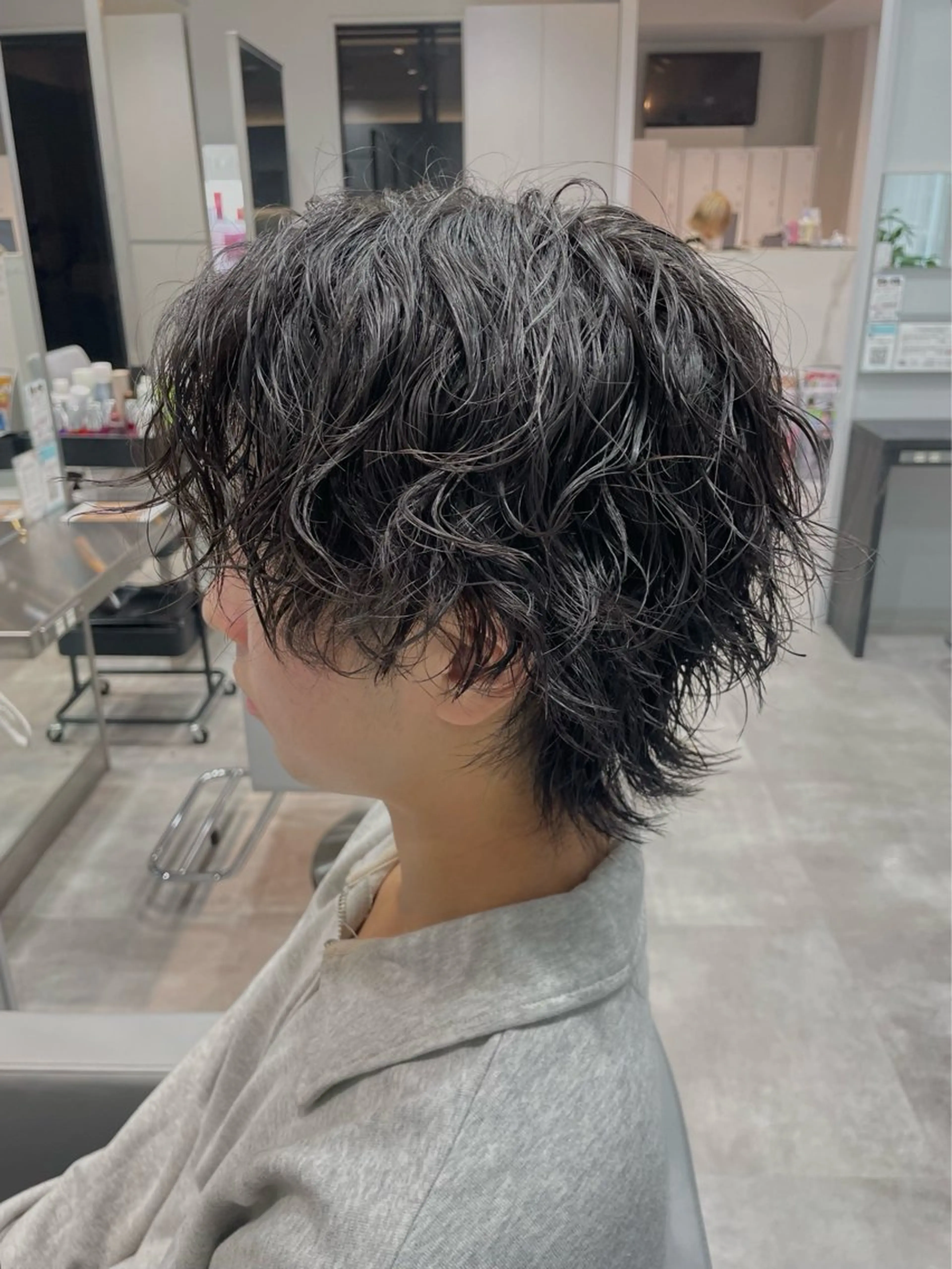 パーマ メンズ Hair&Make Allureのヘアスタイル
