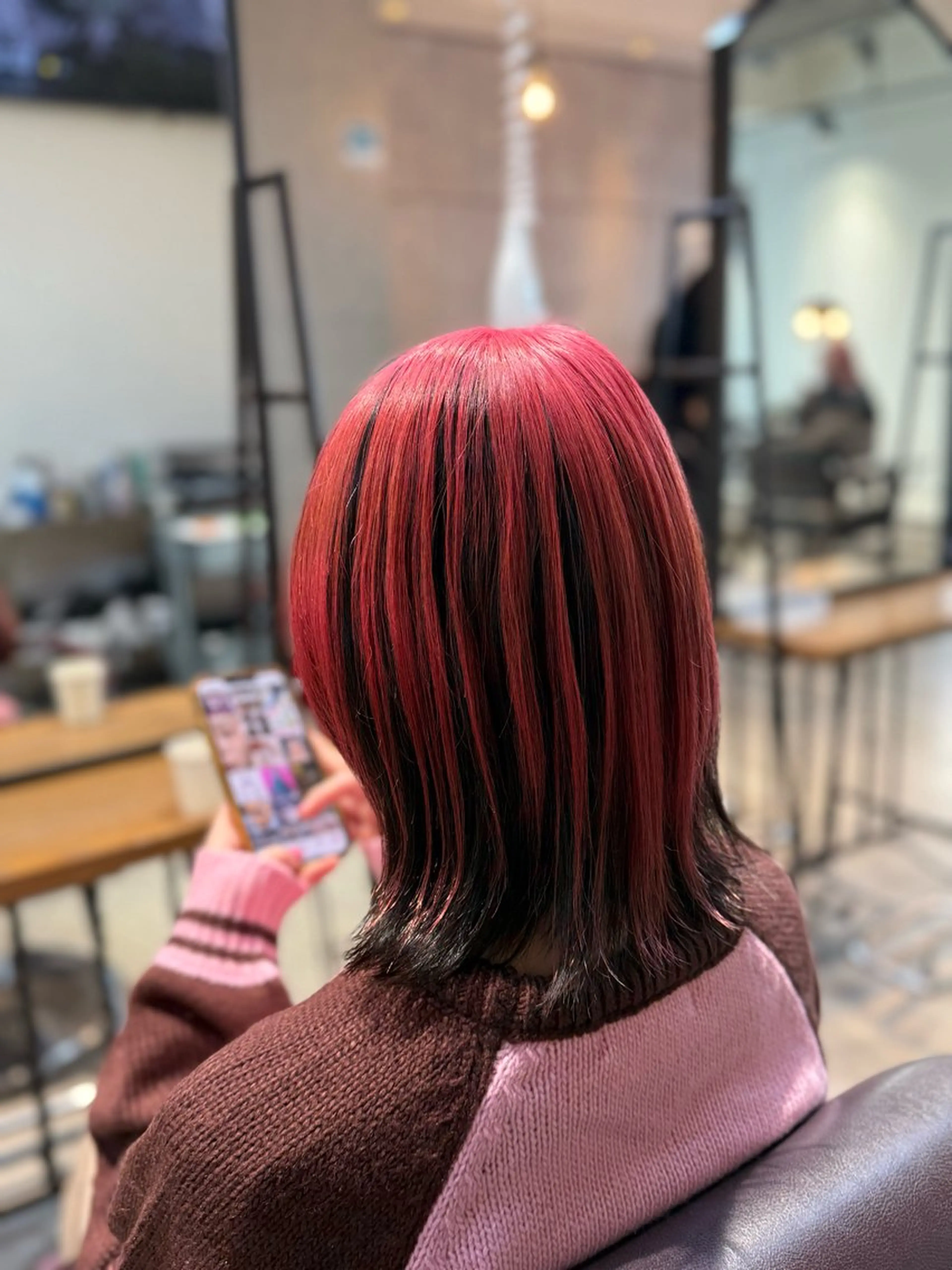 ミディアム カラー 🎀ハイトーン・艶 カラー HANA🎀のヘアスタイル