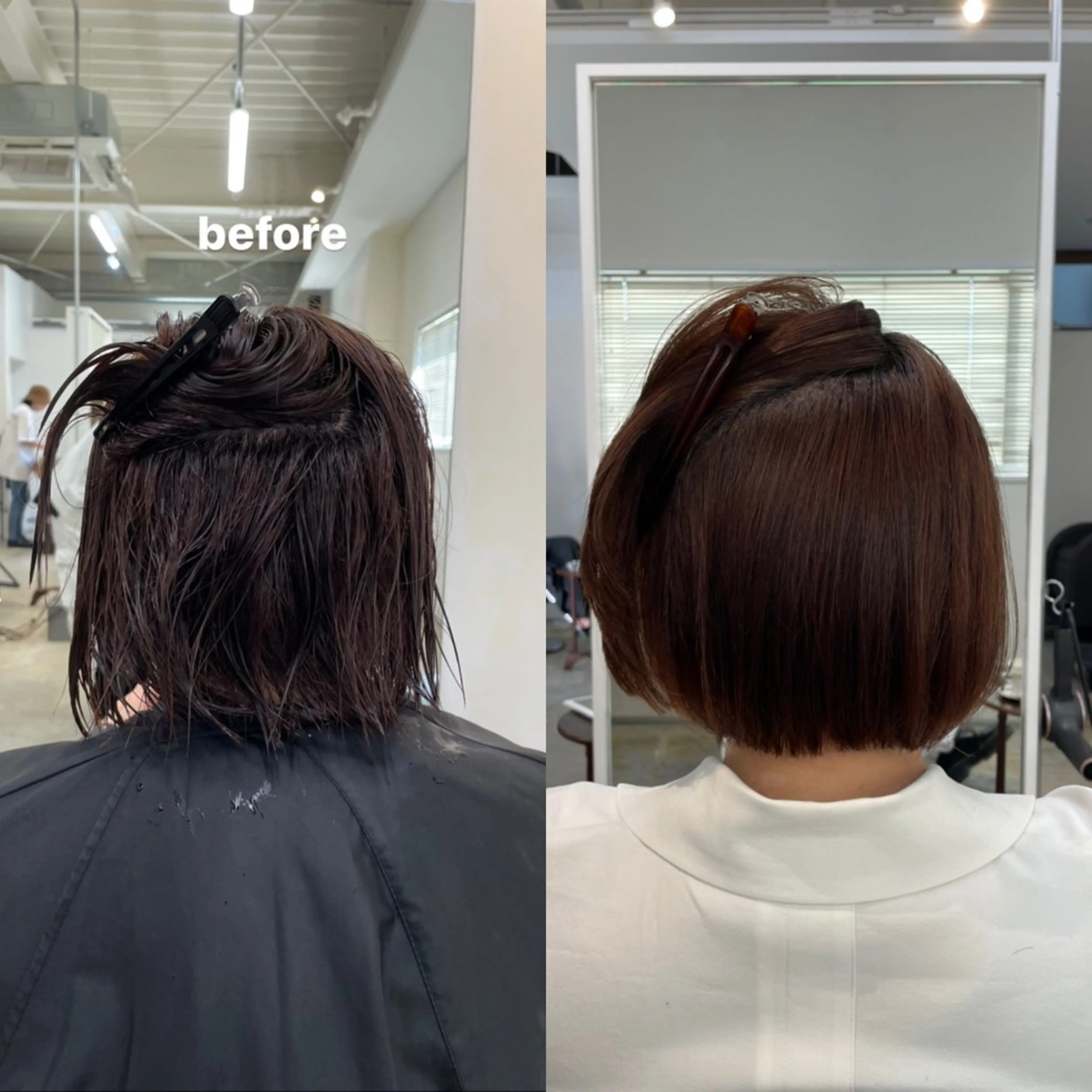 ショート カット 縮毛矯正 トリートメント 宮本 祥生のヘアスタイル