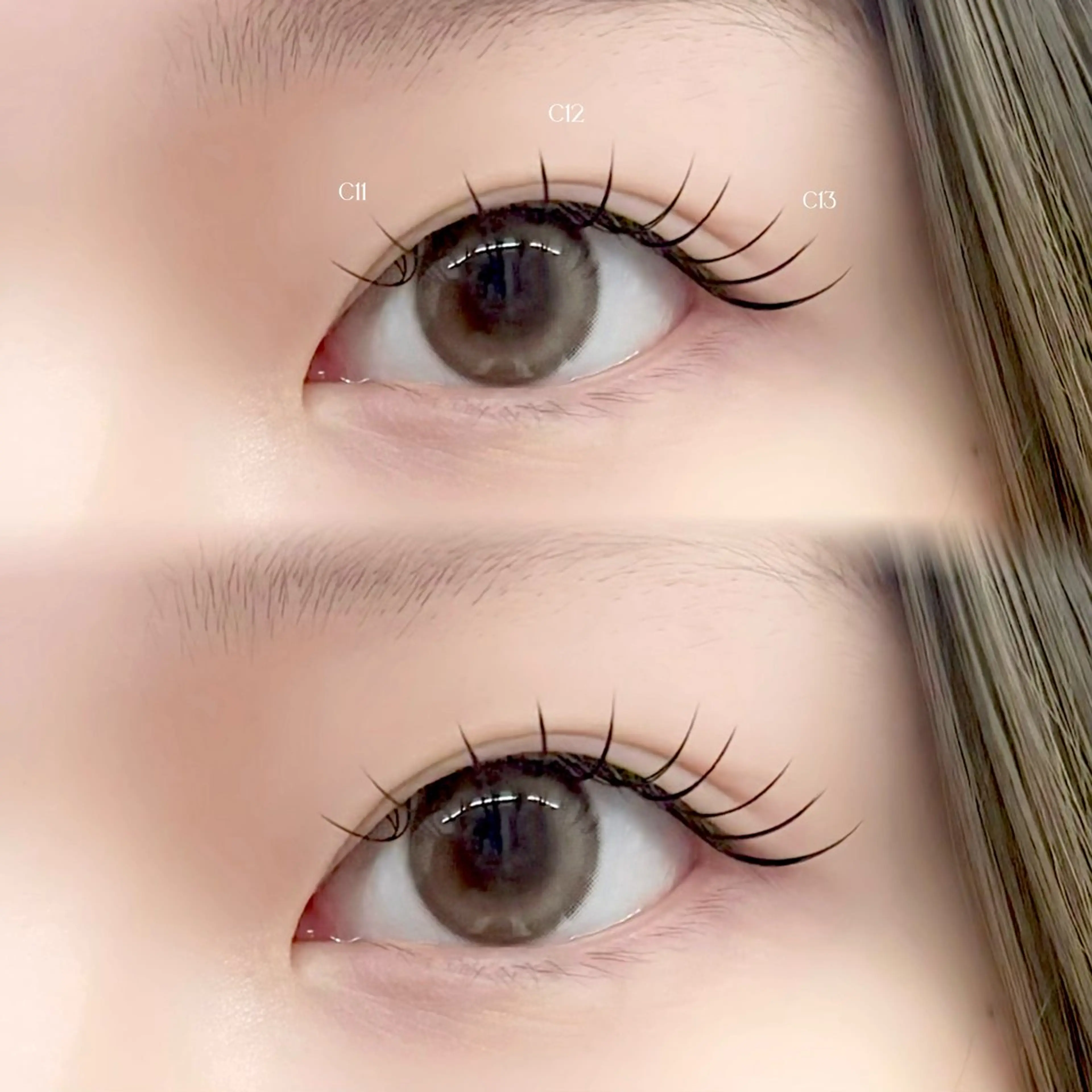 マツエク・マツパ 束感まつ毛 フラットラッシュ 韓国風マツエク ナチュラル まつげパーマ マツエク CLUTCH🫧 ayanoのマツエク・マツパデザイン