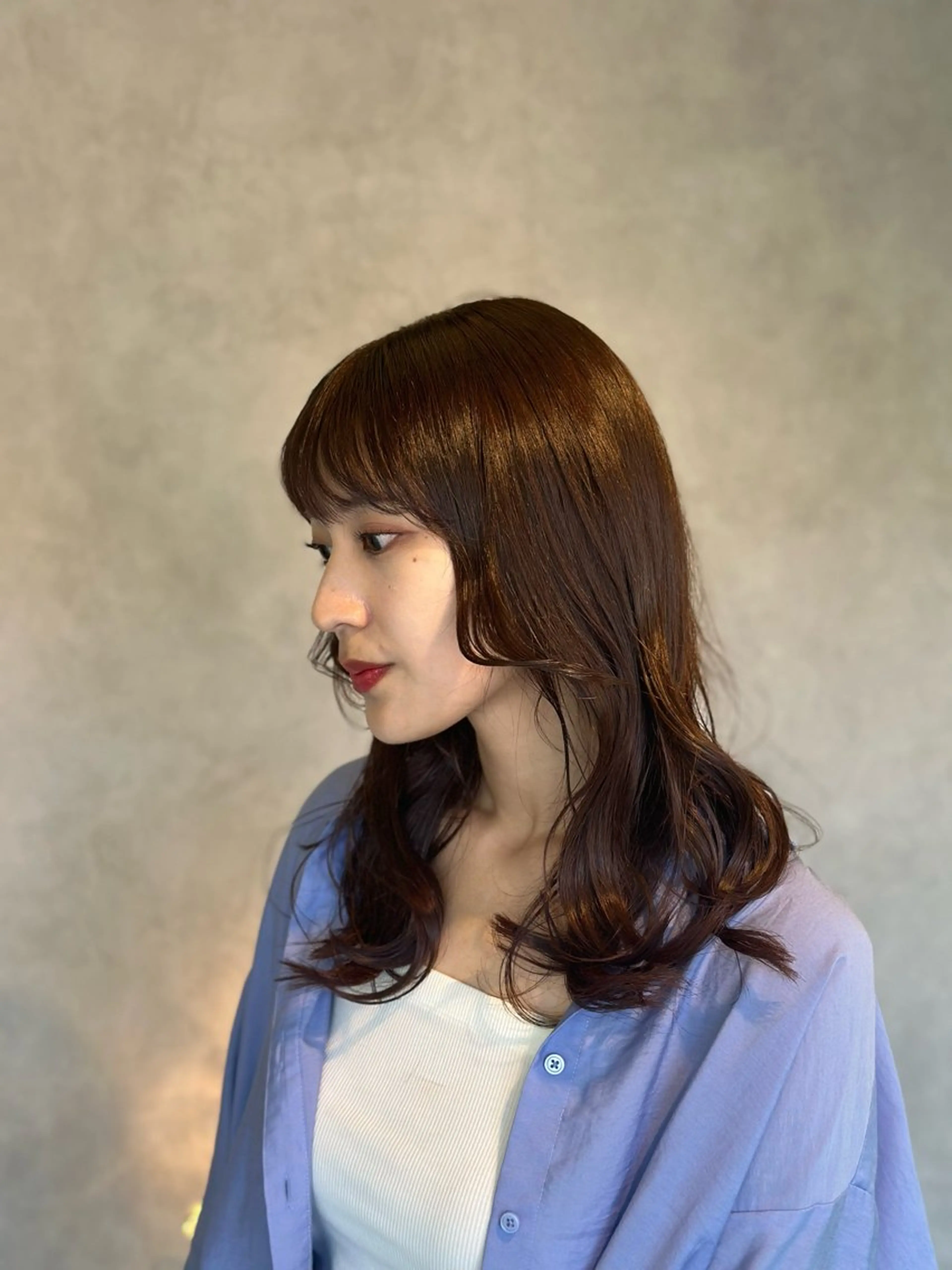 ミディアム uhiyama shotarouのヘアスタイル