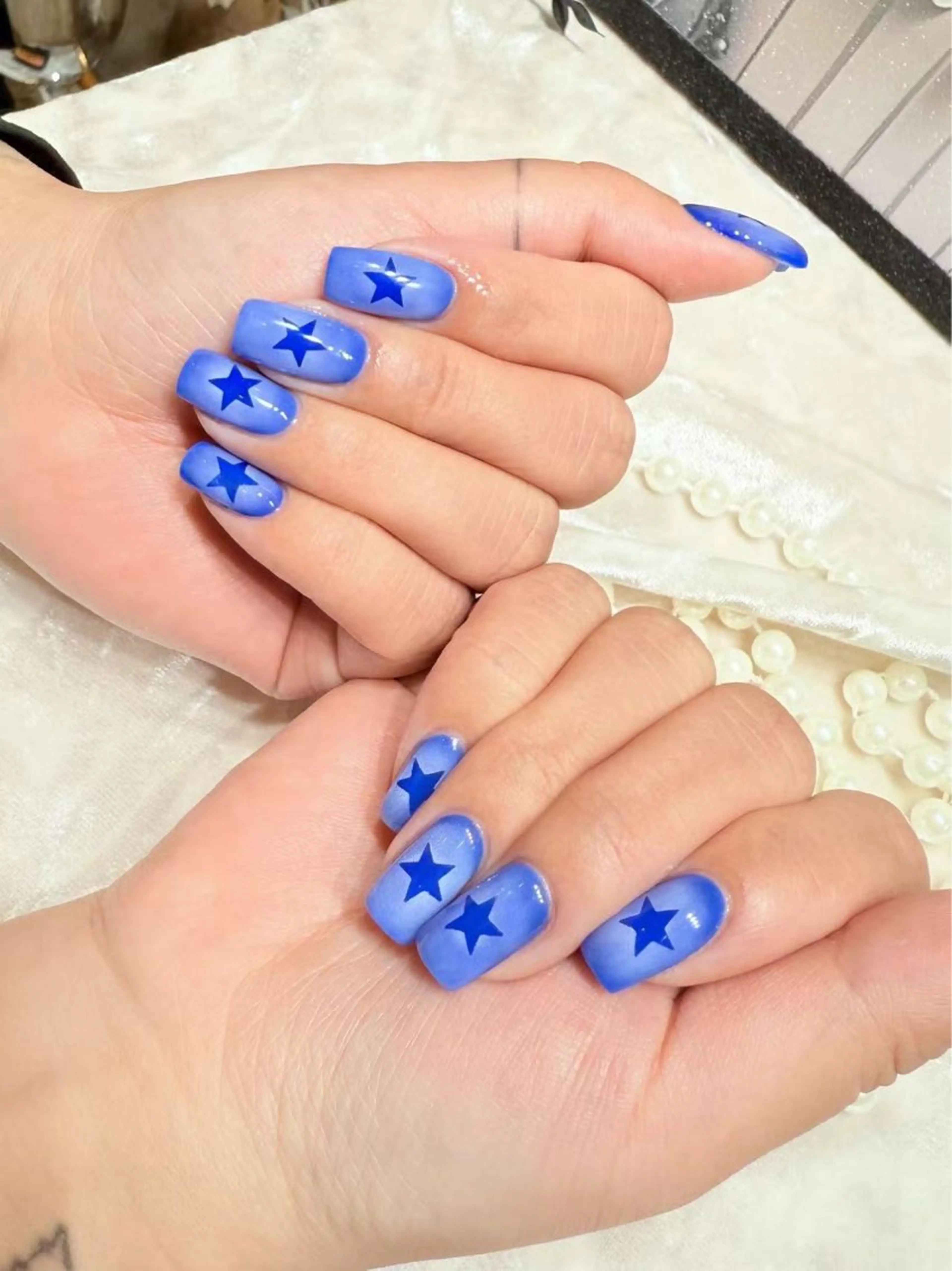 ネイル アートネイル フットネイル ジェルネイル ハート マグネットネイル Babarla Nailのネイルデザイン