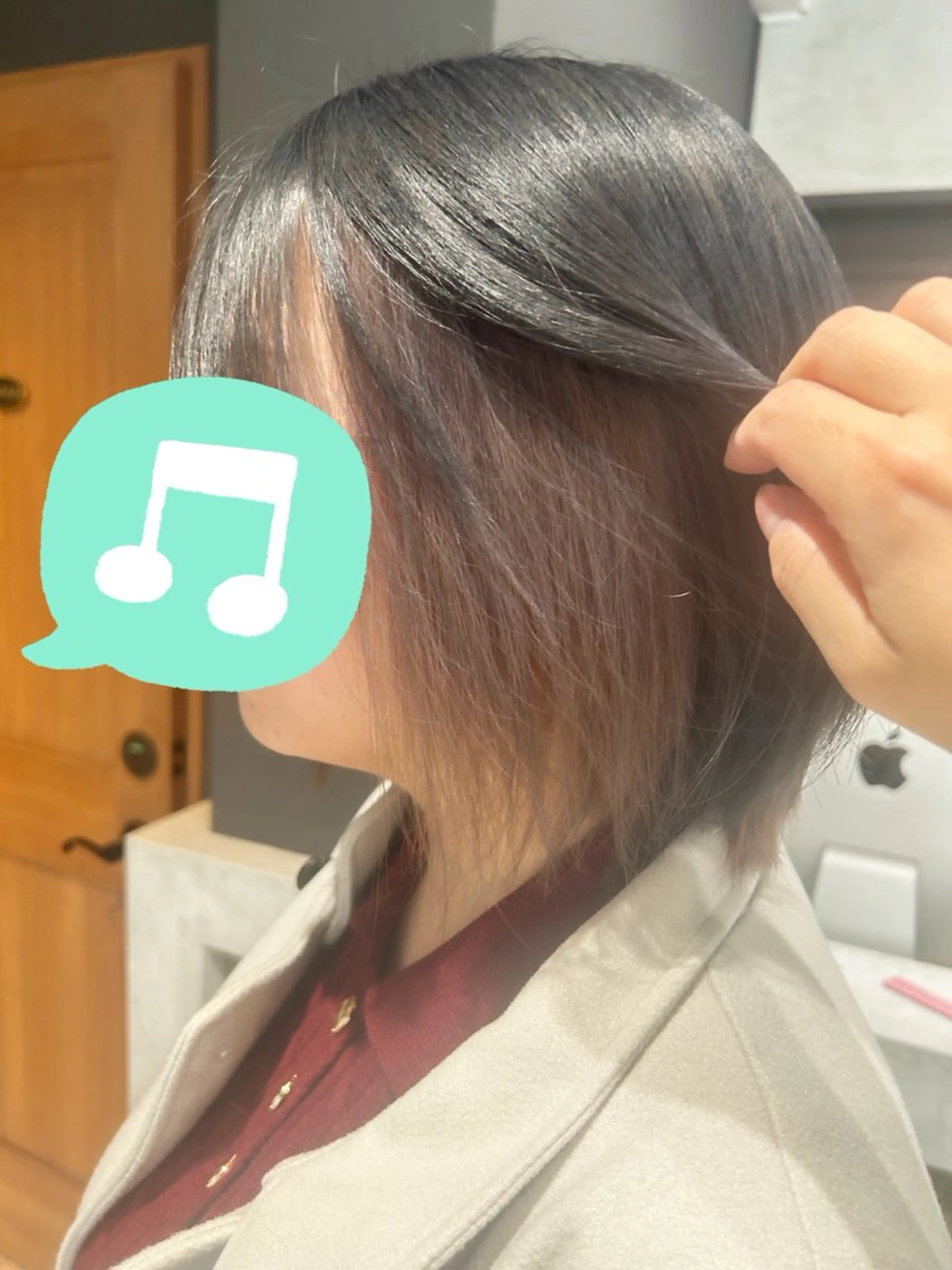 ショート カラー 冬爪 ゆかのヘアスタイル