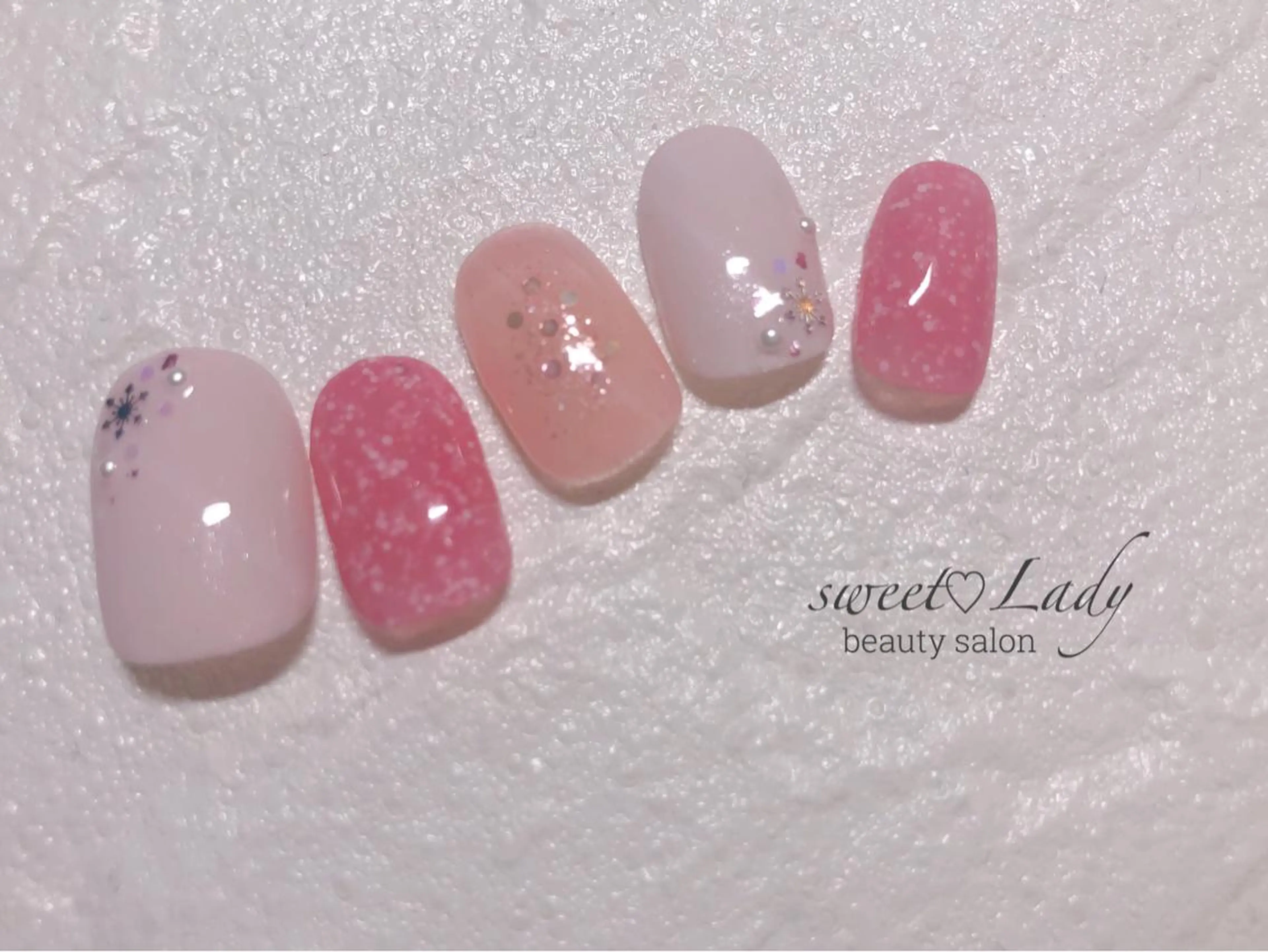 【sweet♡Ladyコース】＊ワンカラー／グラデーション＊両手合わせてデザイン・アート 10本まで(3時間以内)の写真