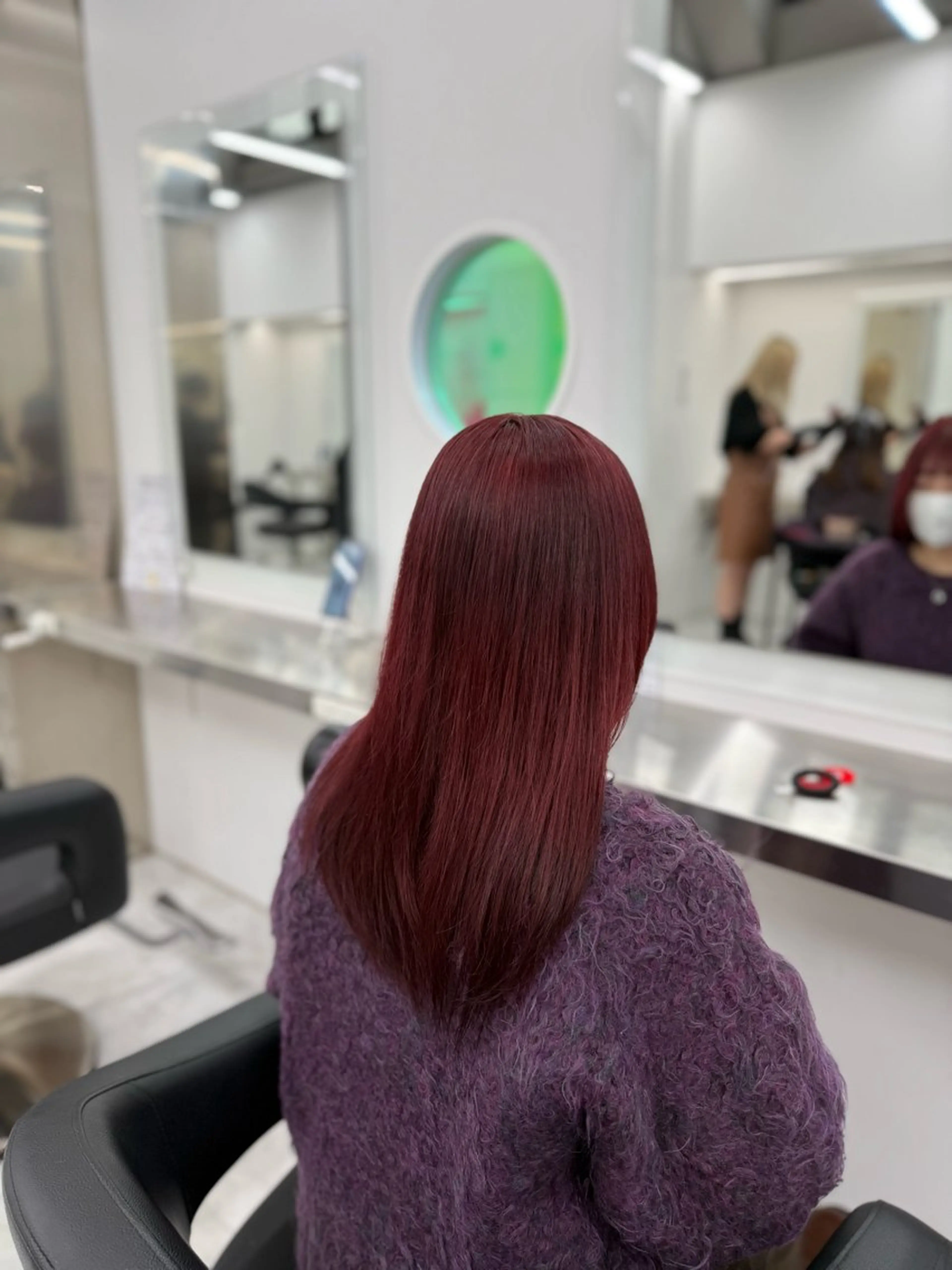 ロング カラー ヘアカラー トリートメント ヘアセット 中韓レイヤー/ ブラウン🤎はやとのヘアスタイル