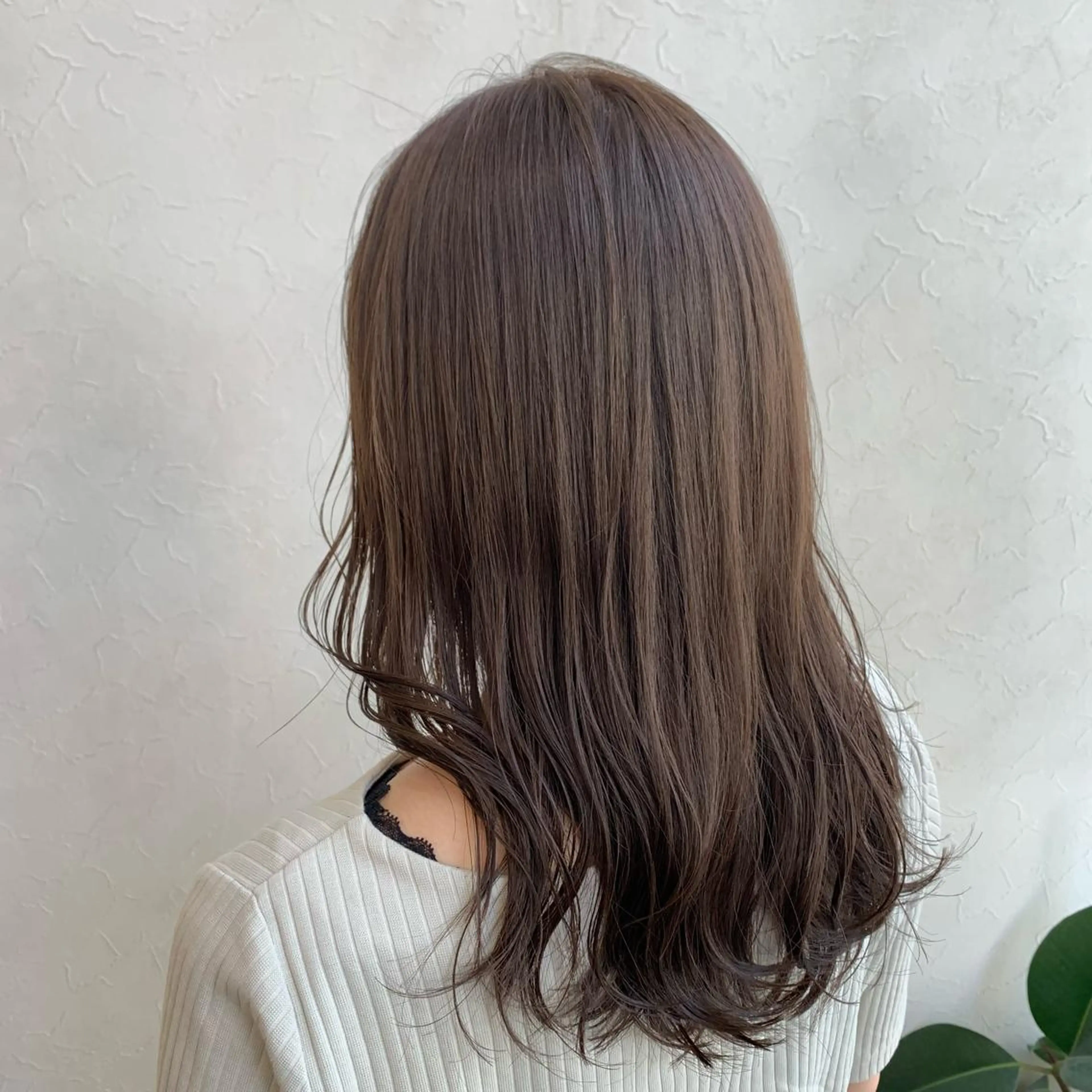セミロング カラー ブリーチ ブリーチなしカラー メンズ指名多数!! 田島史也のヘアスタイル