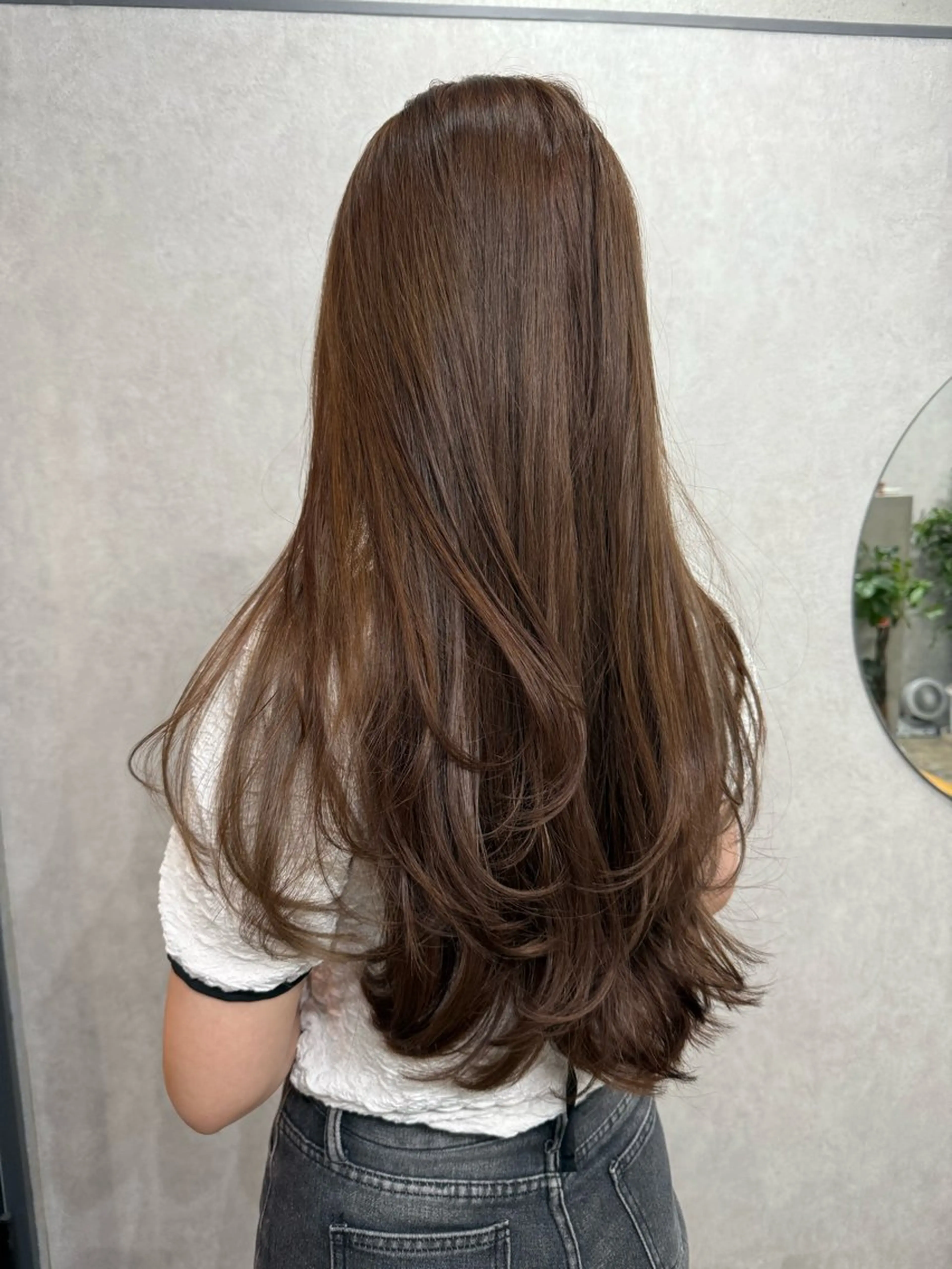 ロング カラー レイヤーカット AIRI layer cut hairのヘアスタイル