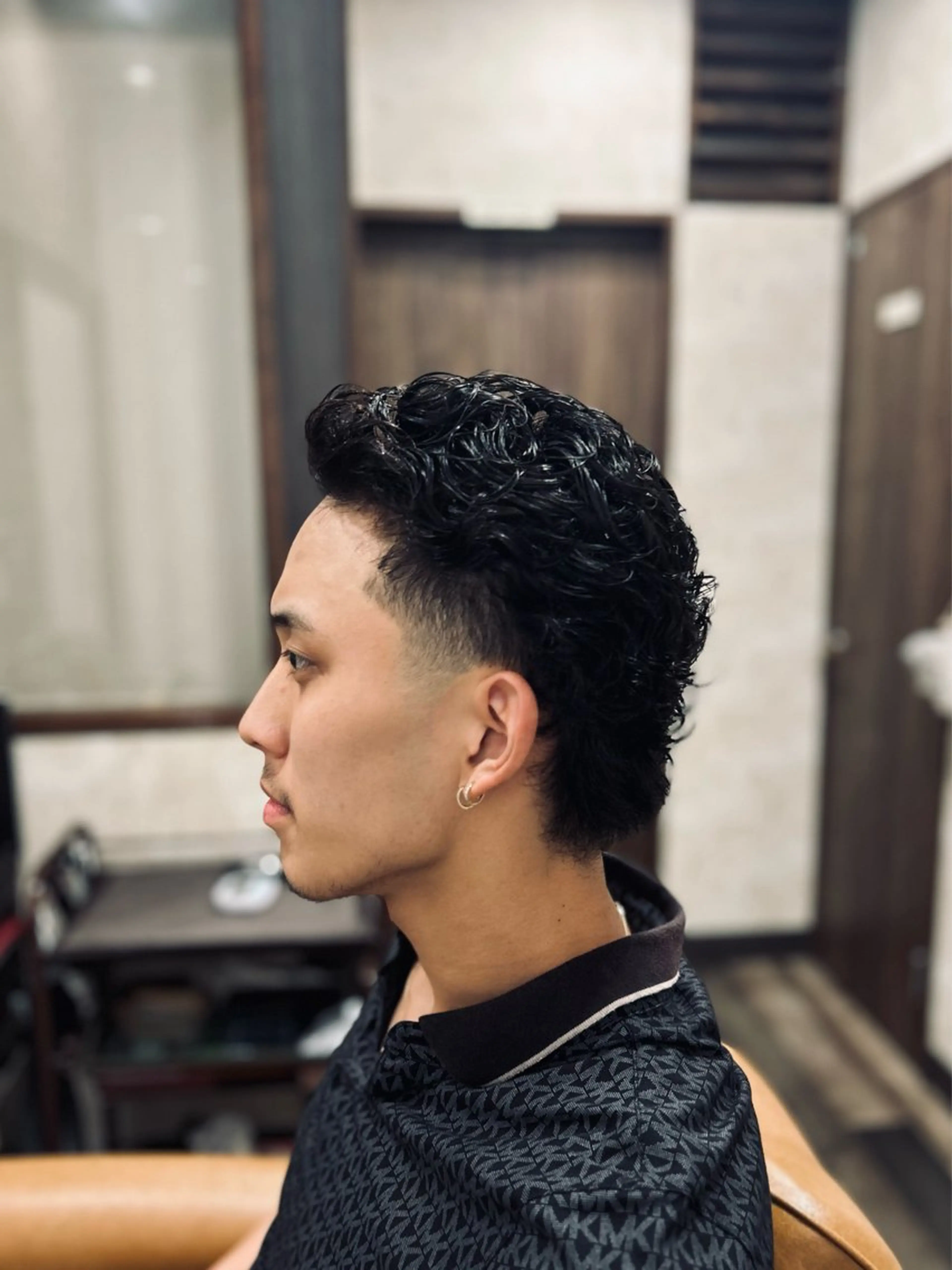 ショート パーマ メンズ カット パーマ メンズカット/ 雄大のヘアスタイル