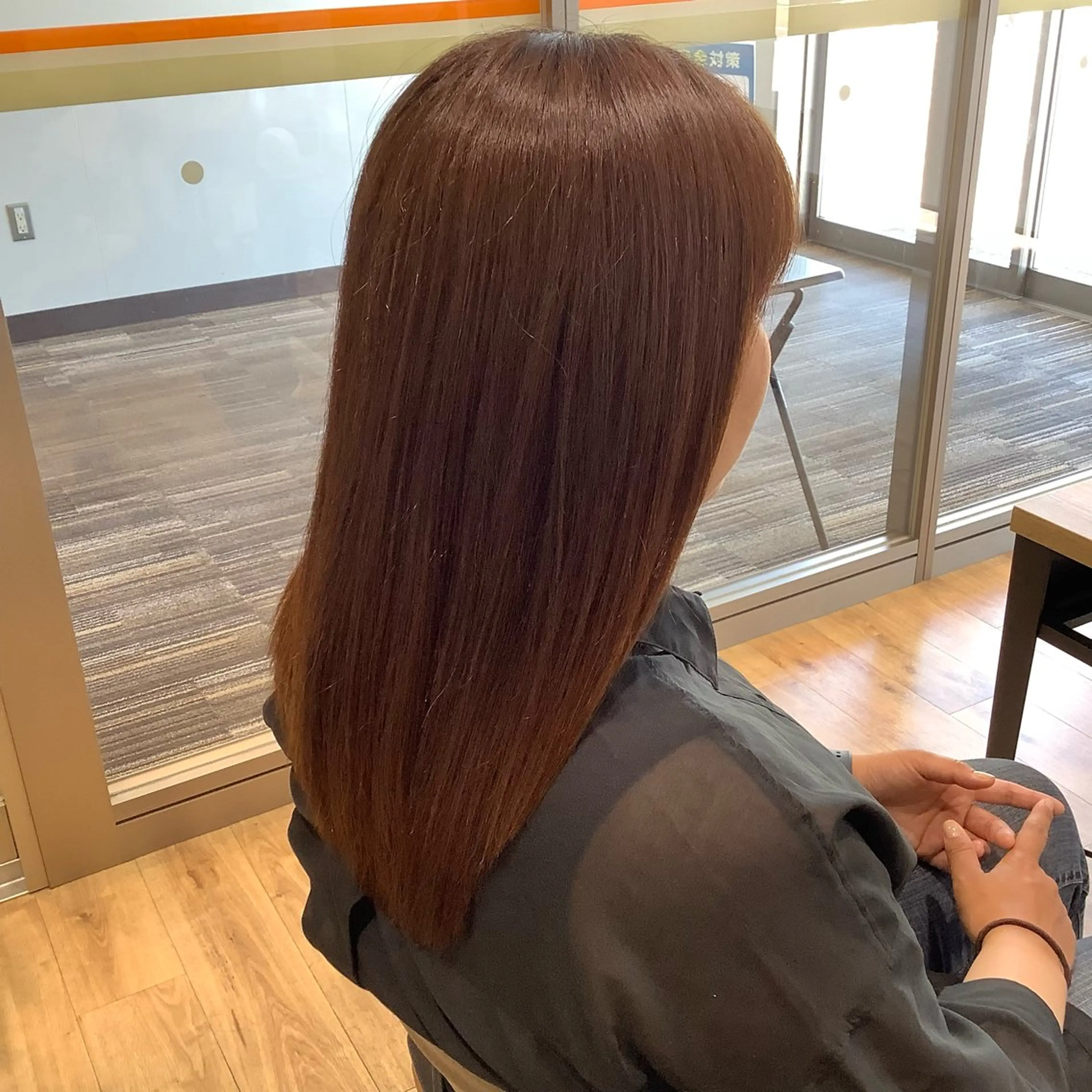セミロング カラー パーマ カット ヘアカラー エイジングケア特化 美容師✂️山崎竜二のヘアスタイル