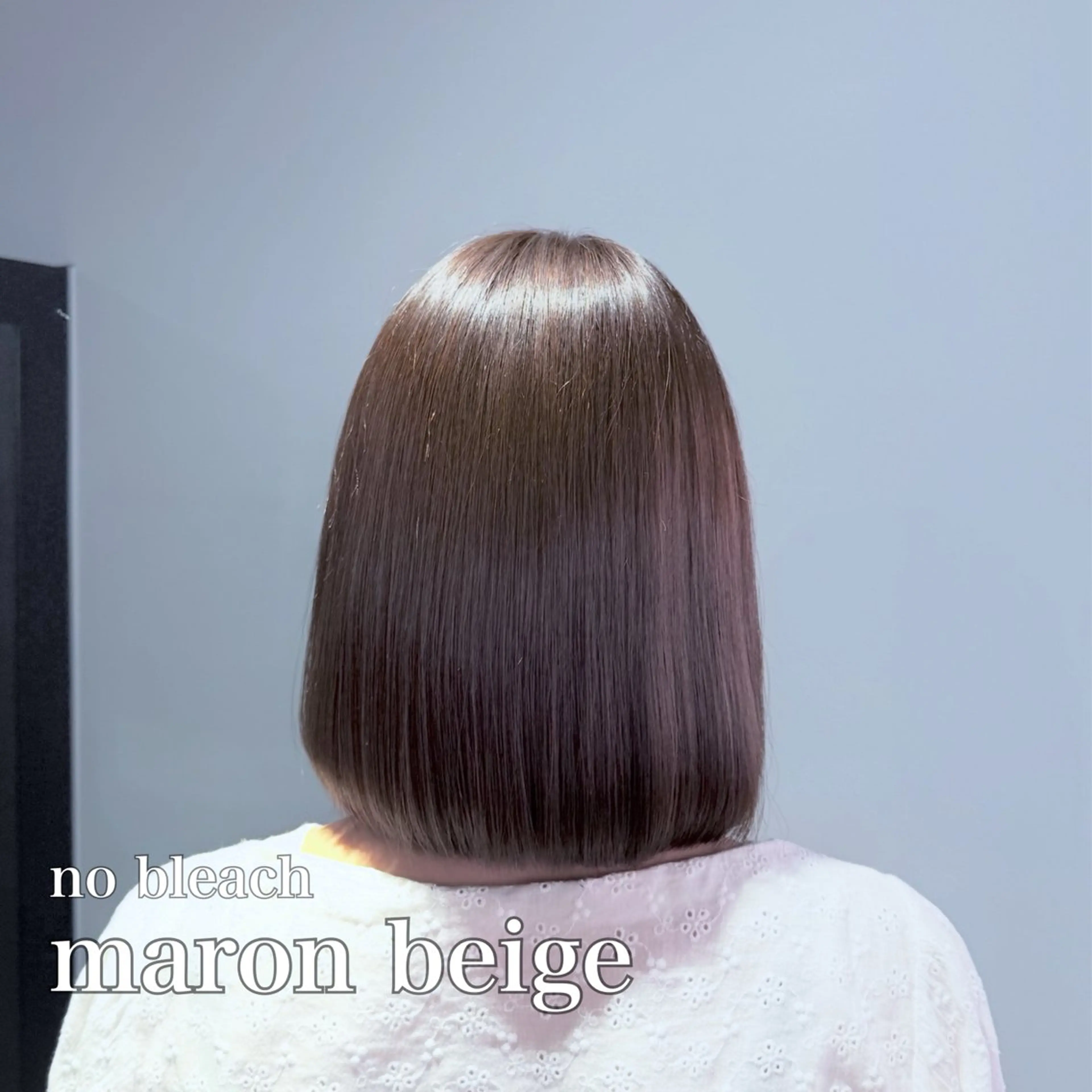 ミディアム ヘアカラー 透明感カラー🫧🩶   ミハネ︎︎のヘアスタイル