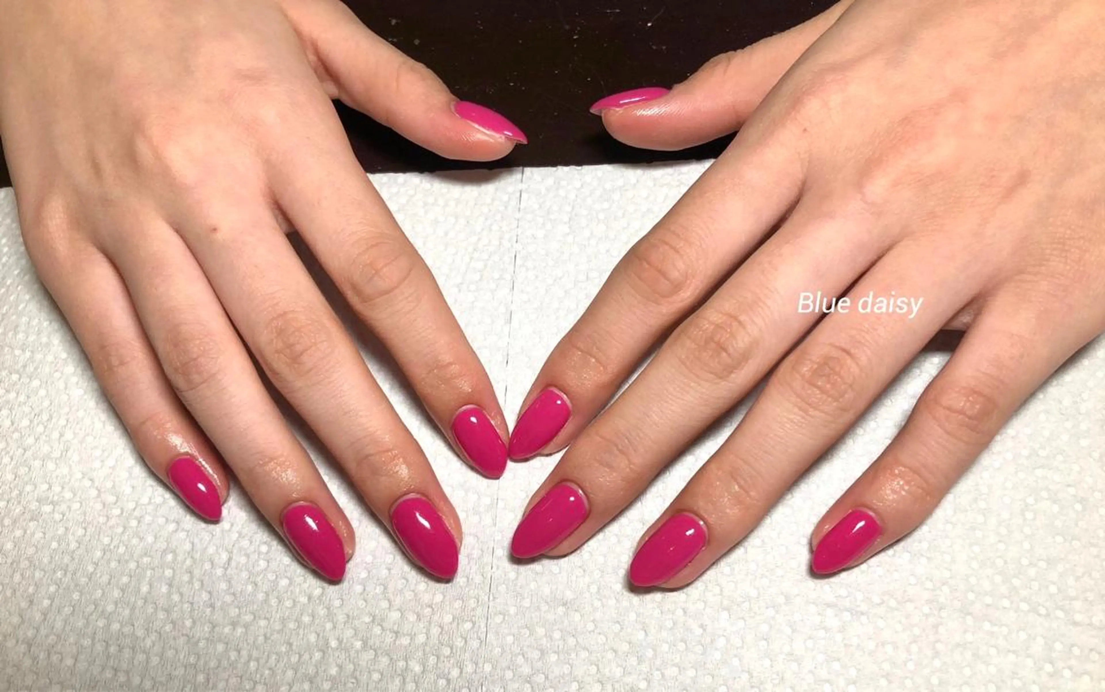 ネイル ピンク Blue daisy 栄本店のネイルデザイン