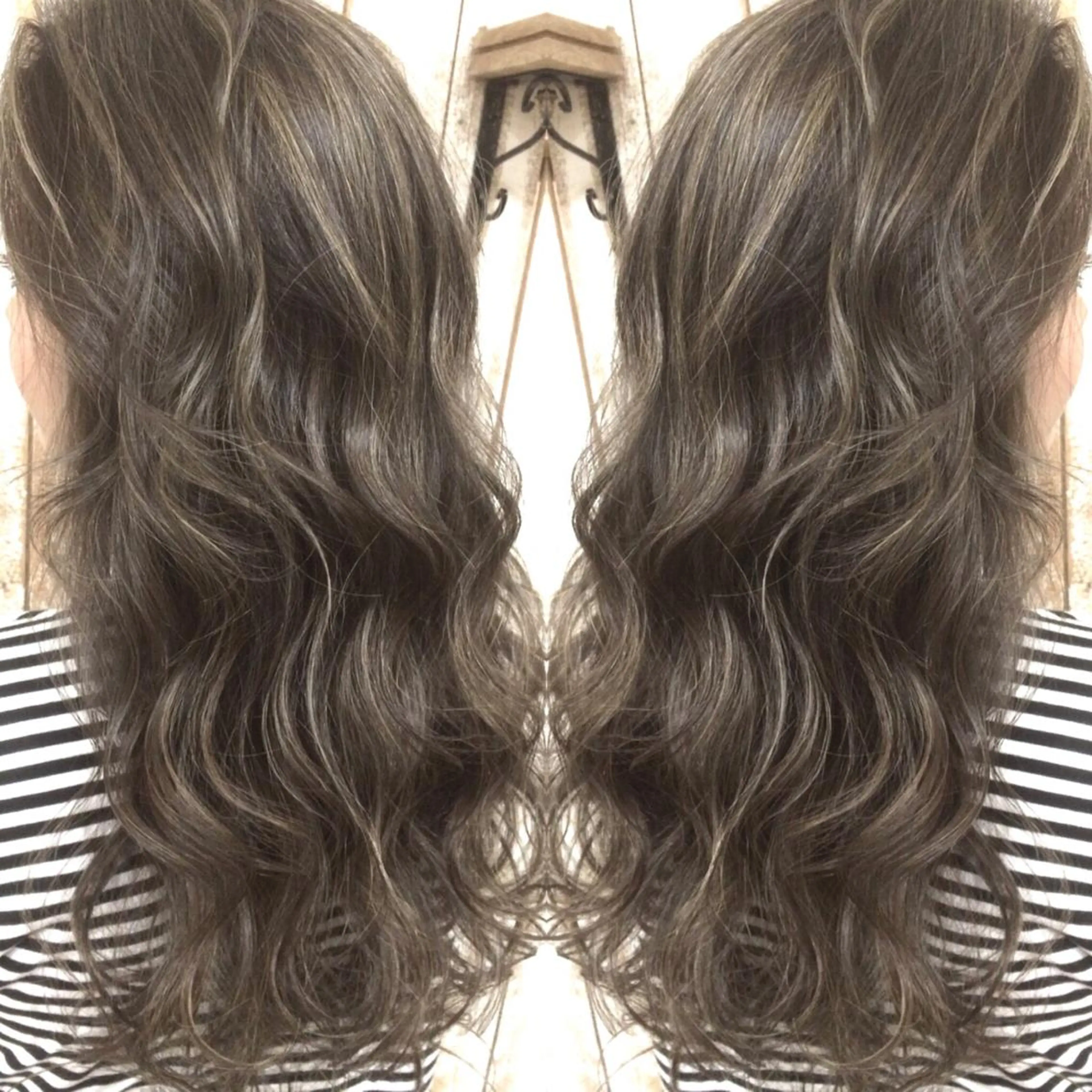 ロング カラー ヘアカラー トリートメント 井上 一平のヘアスタイル