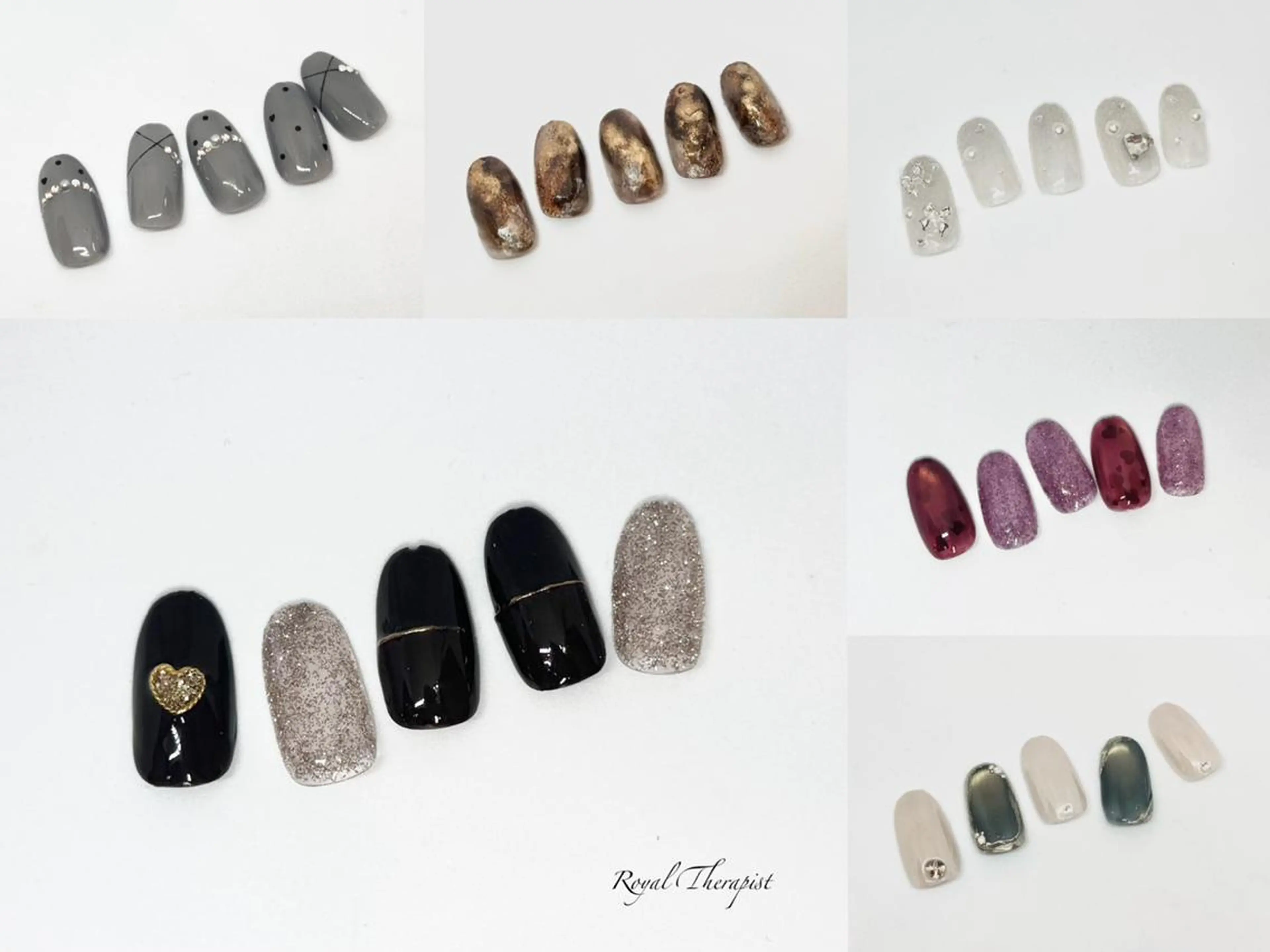 ネイル ハンドネイル 【山岡】 ロイヤル•セラピストのネイルデザイン