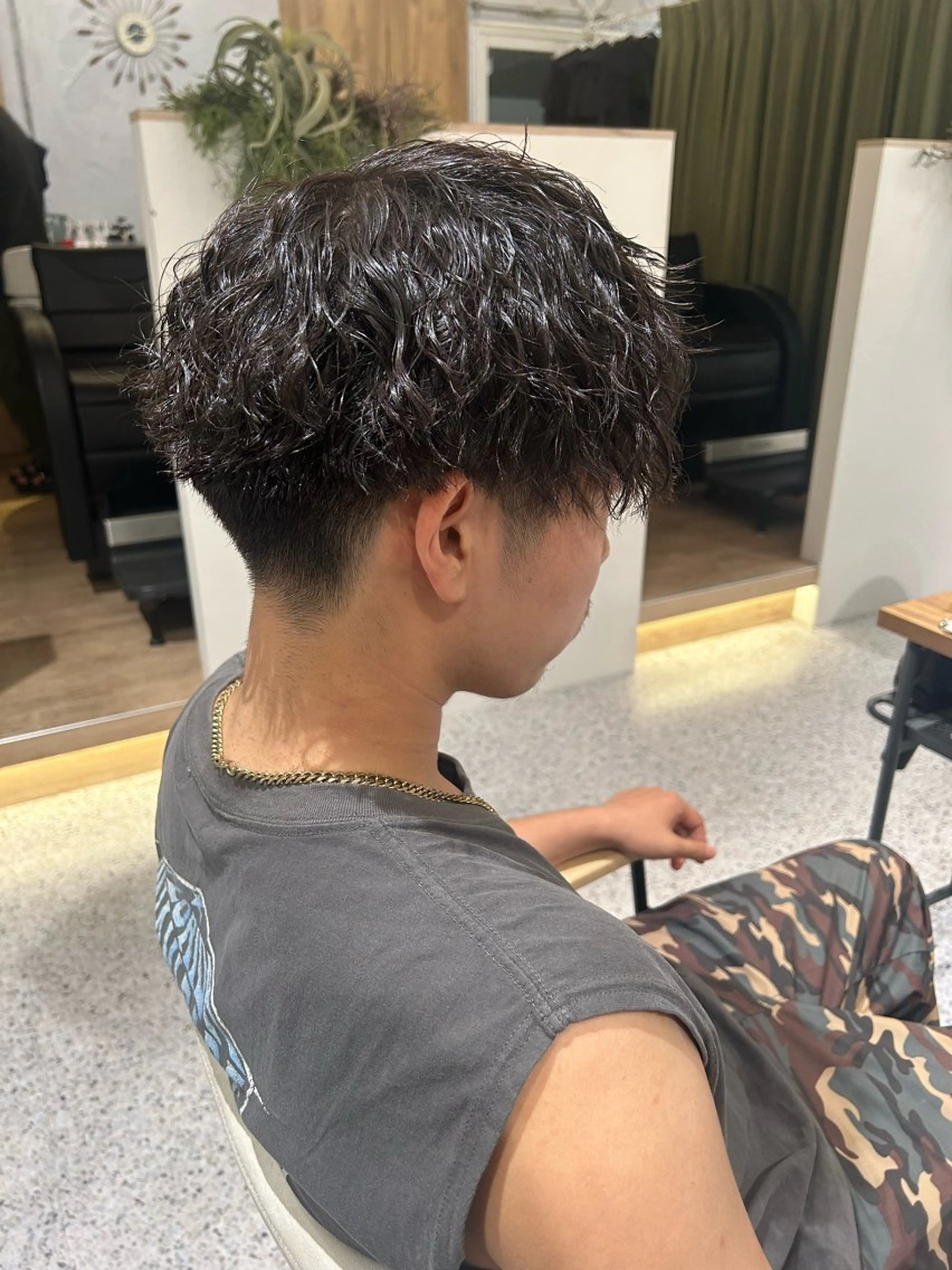 ショート メンズ カット パーマ hair&eye🎀 /momoKaのヘアスタイル