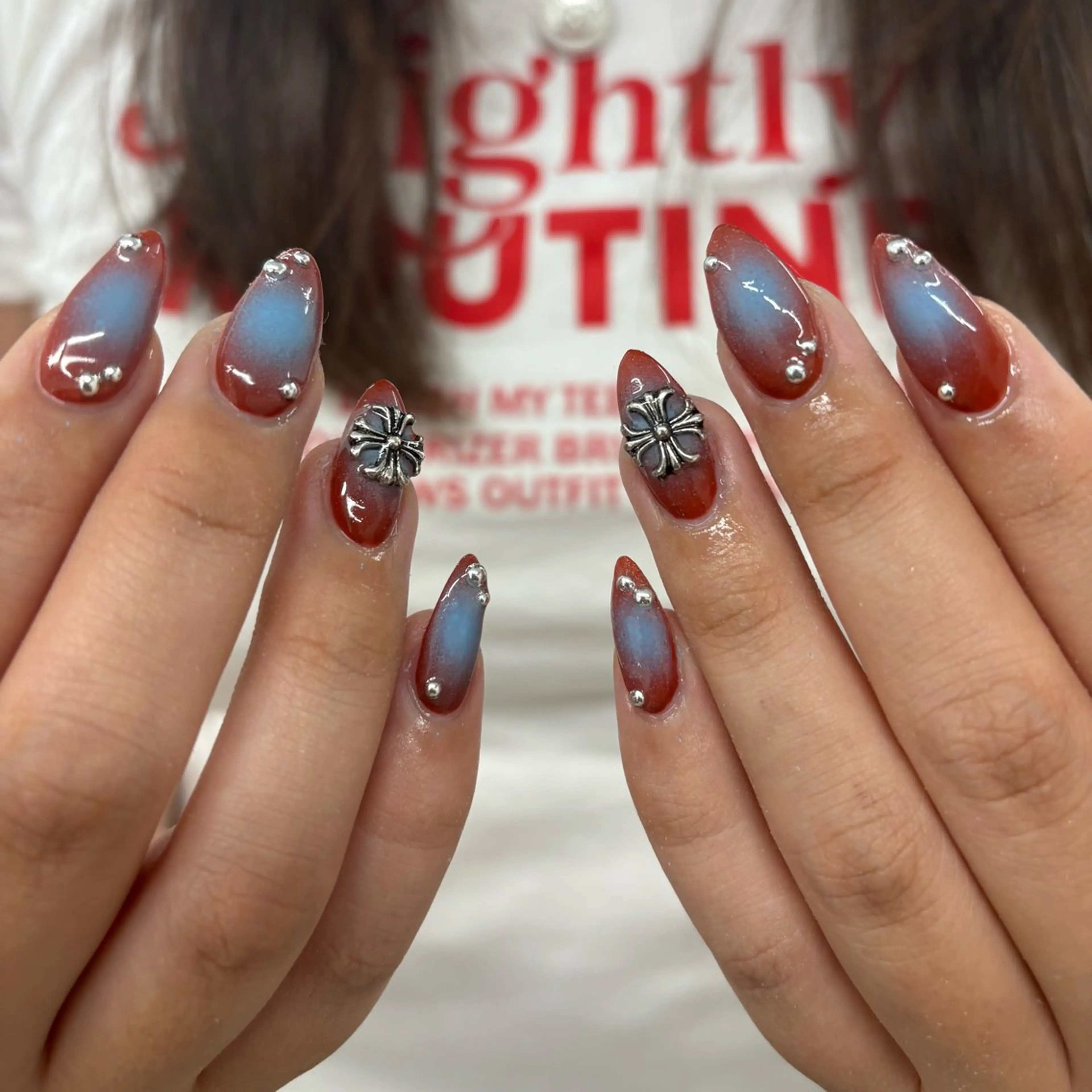 ネイル ハンドネイル yuria 🎀海外ネイル🌺のネイルデザイン