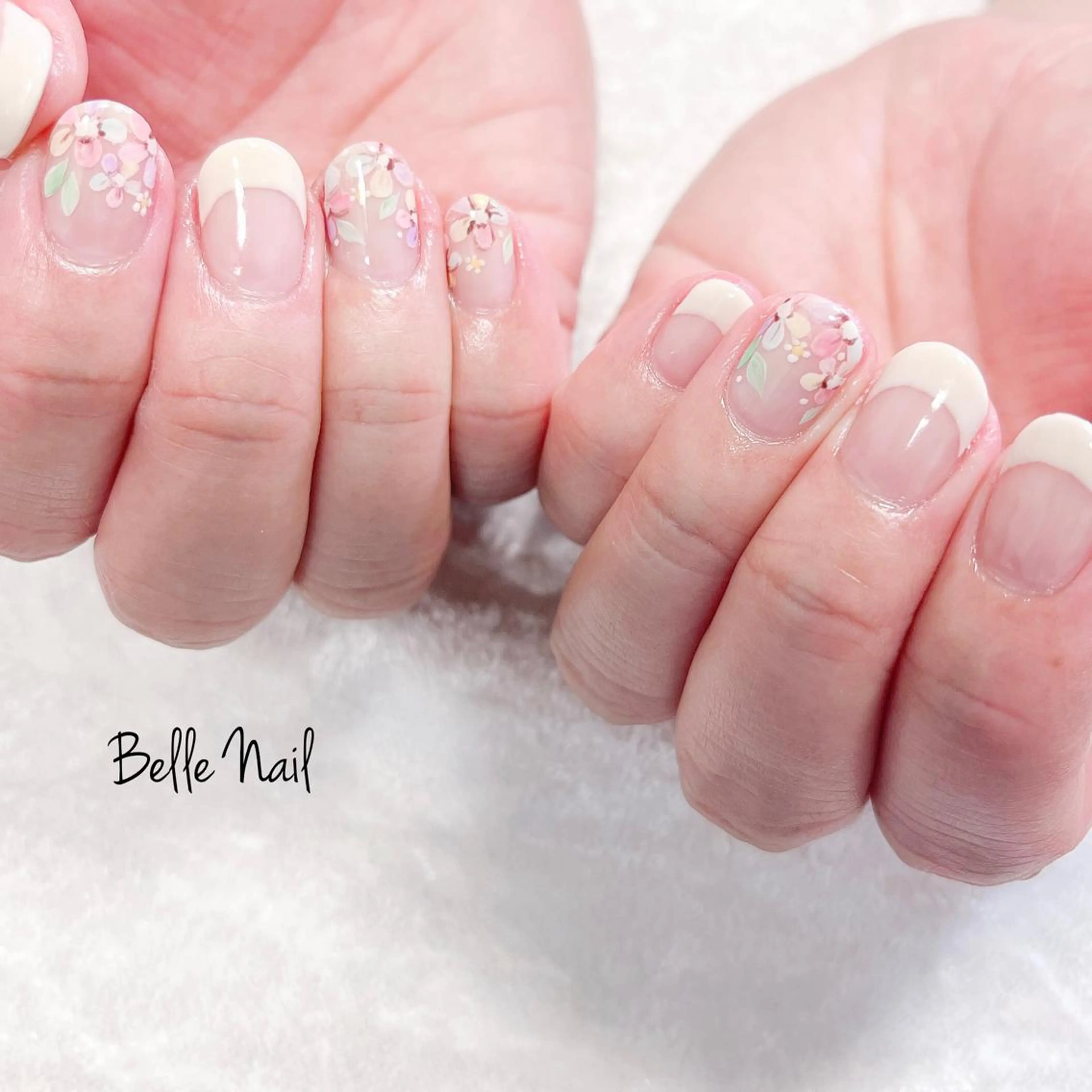ネイル フラワーネイル Sak nailroomのネイルデザイン