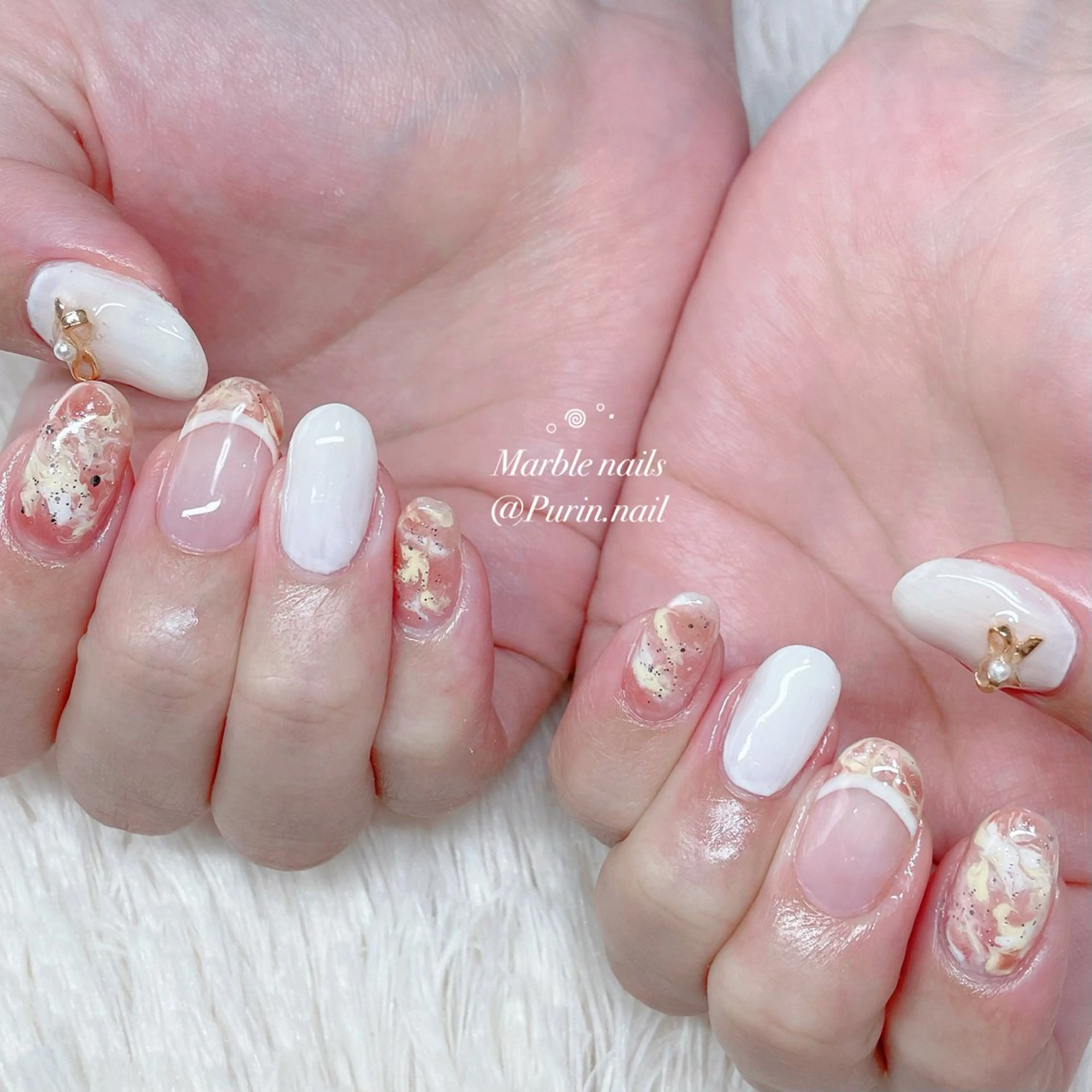 ネイル ハンドネイル Nails by Purin🍮のネイルデザイン