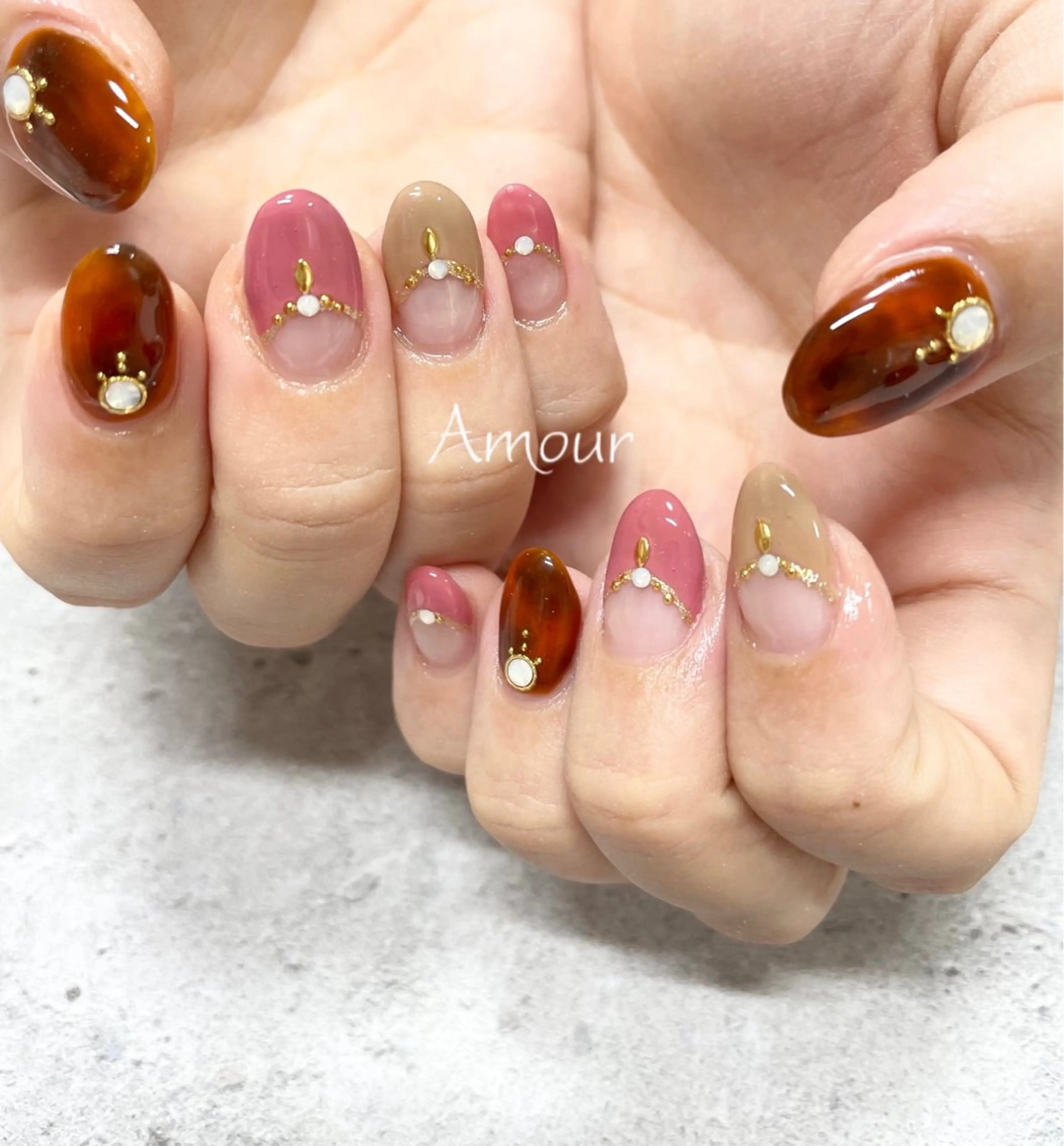 ネイル ハンドネイル Nail Salon Amourのネイルデザイン
