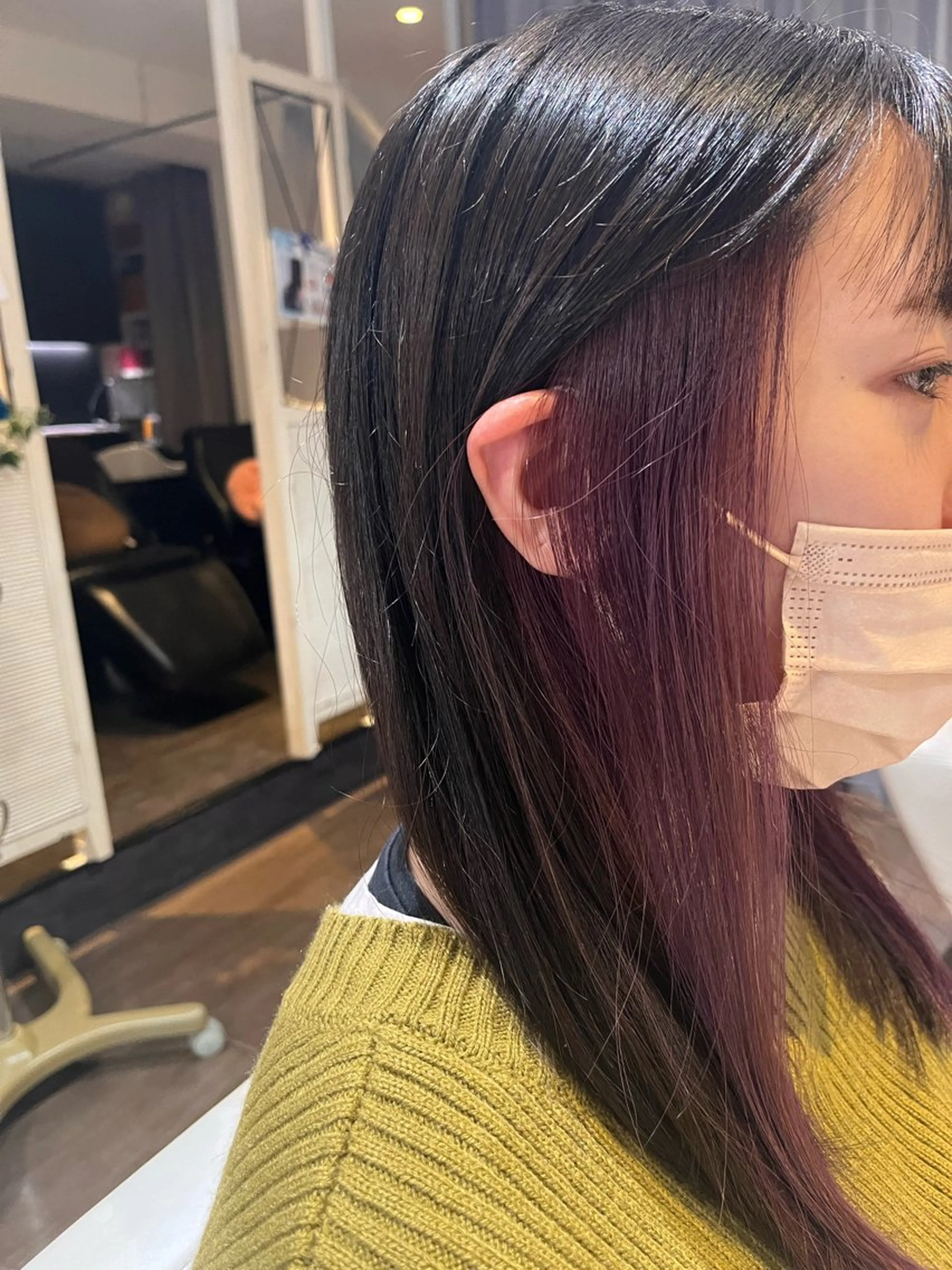 セミロング 福本 好子のヘアスタイル