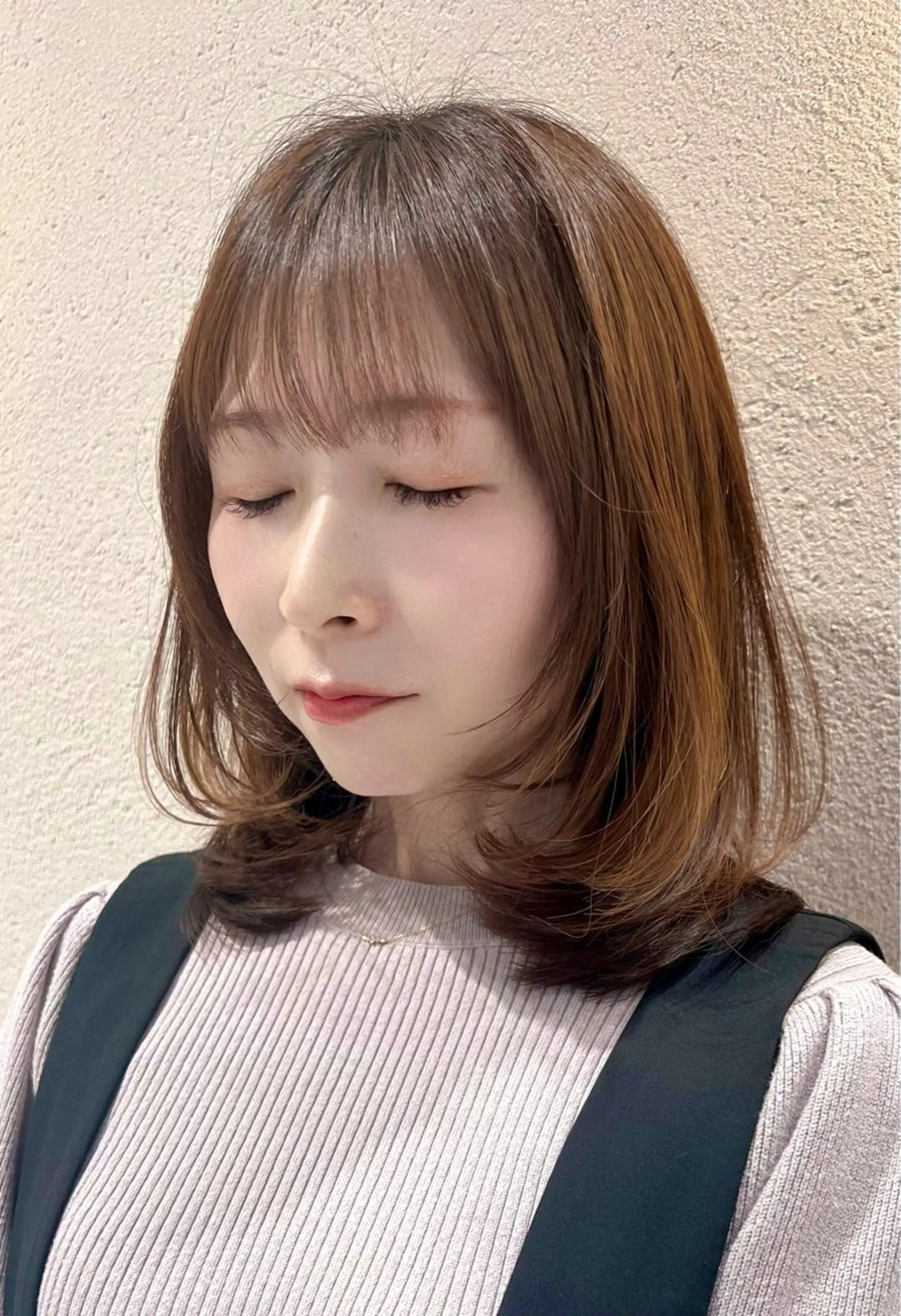 ミディアム ✅大人女性の為の レイヤーカット梅澤徹のヘアスタイル