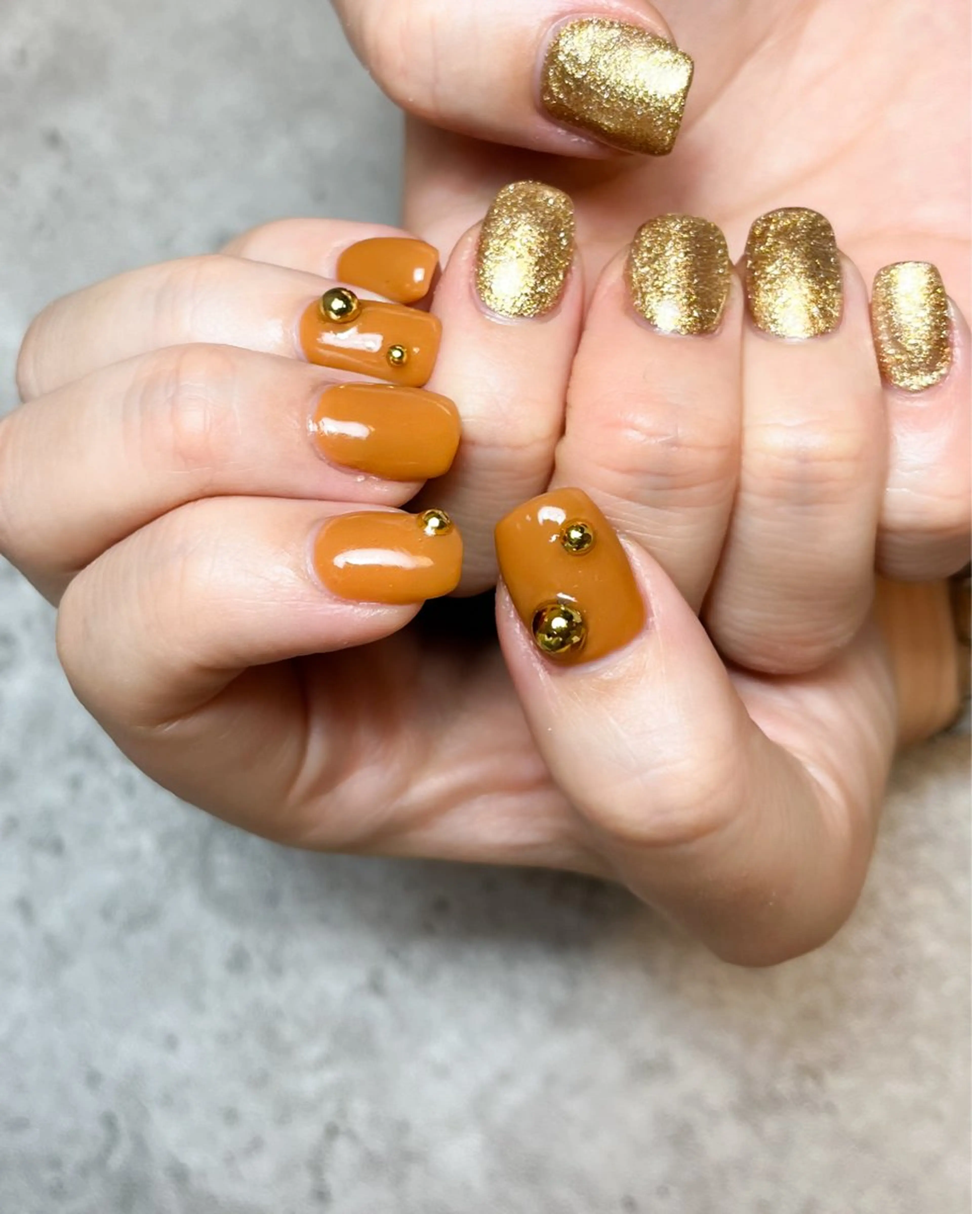 ネイル ストーンネイル ハンドネイル private acottoのネイルデザイン